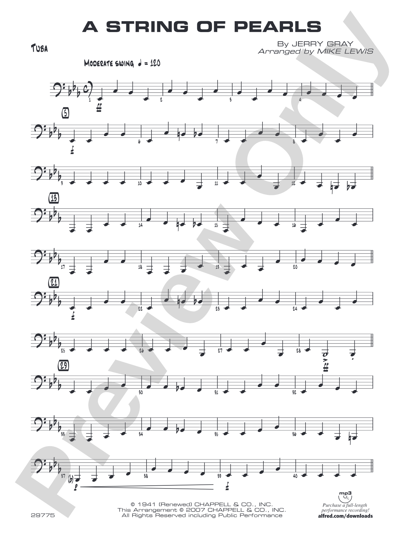 String of Pearls: Tuba