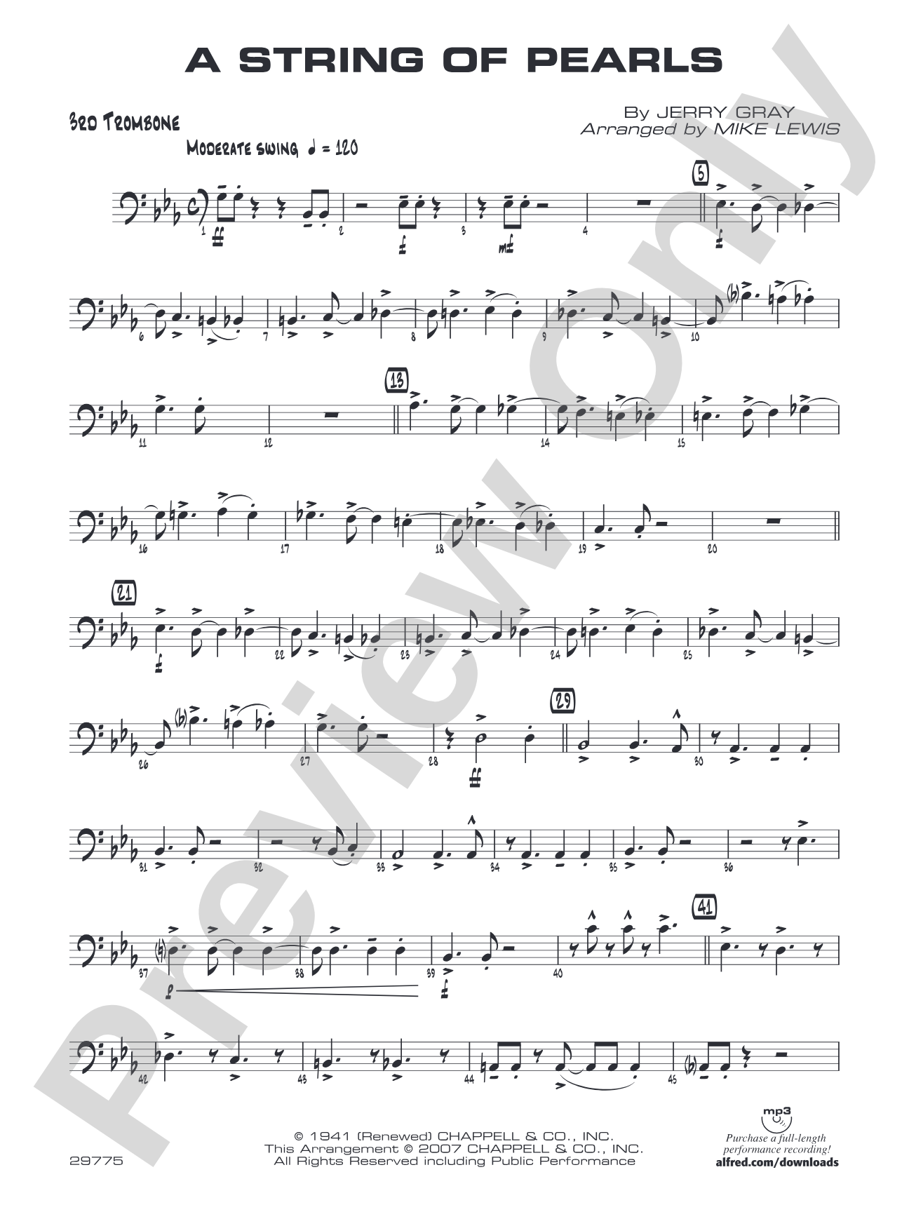 String of Pearls: 3rd Trombone