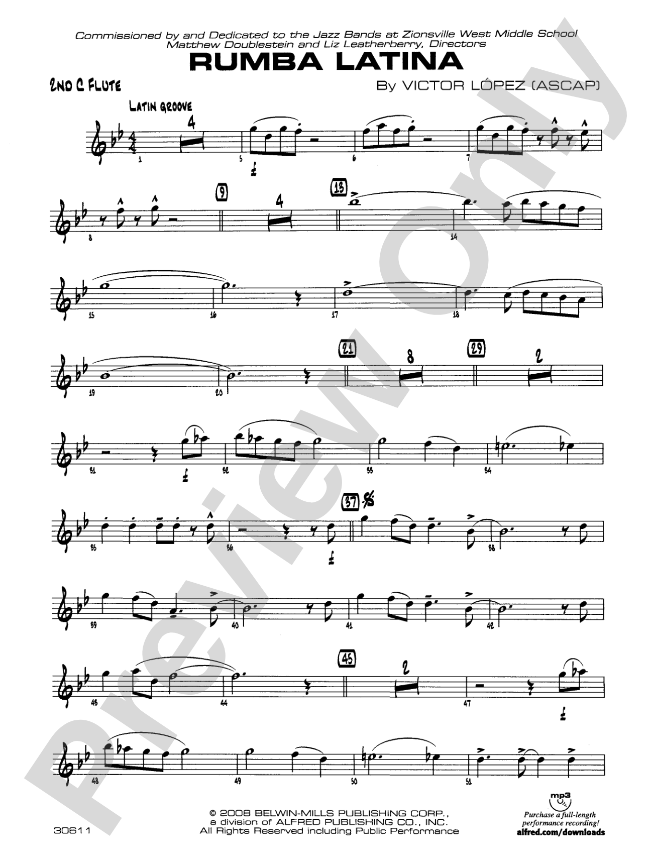 Rumba Latina: 2nd Flute