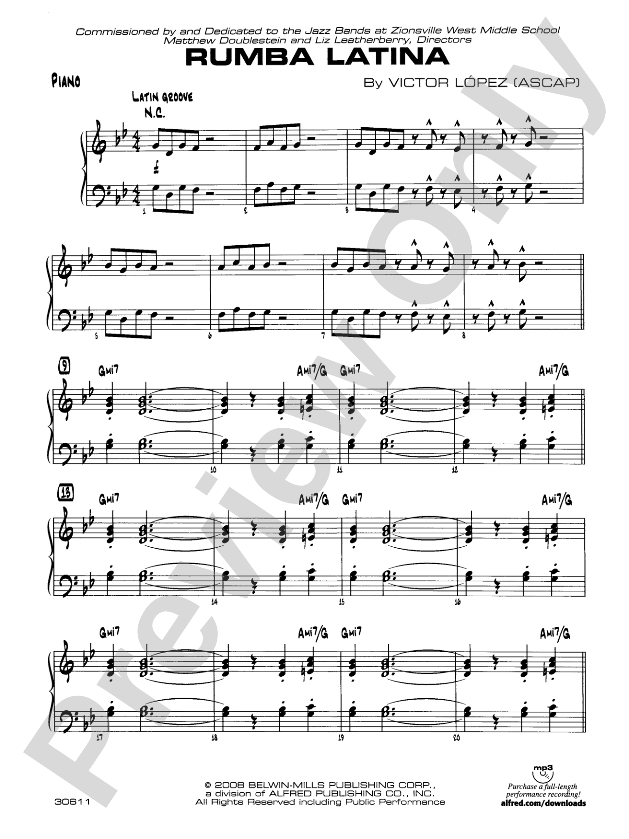 Rumba Latina: Piano Accompaniment