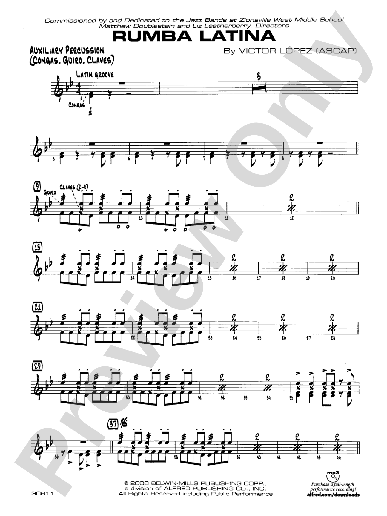 Rumba Latina: 1st Percussion