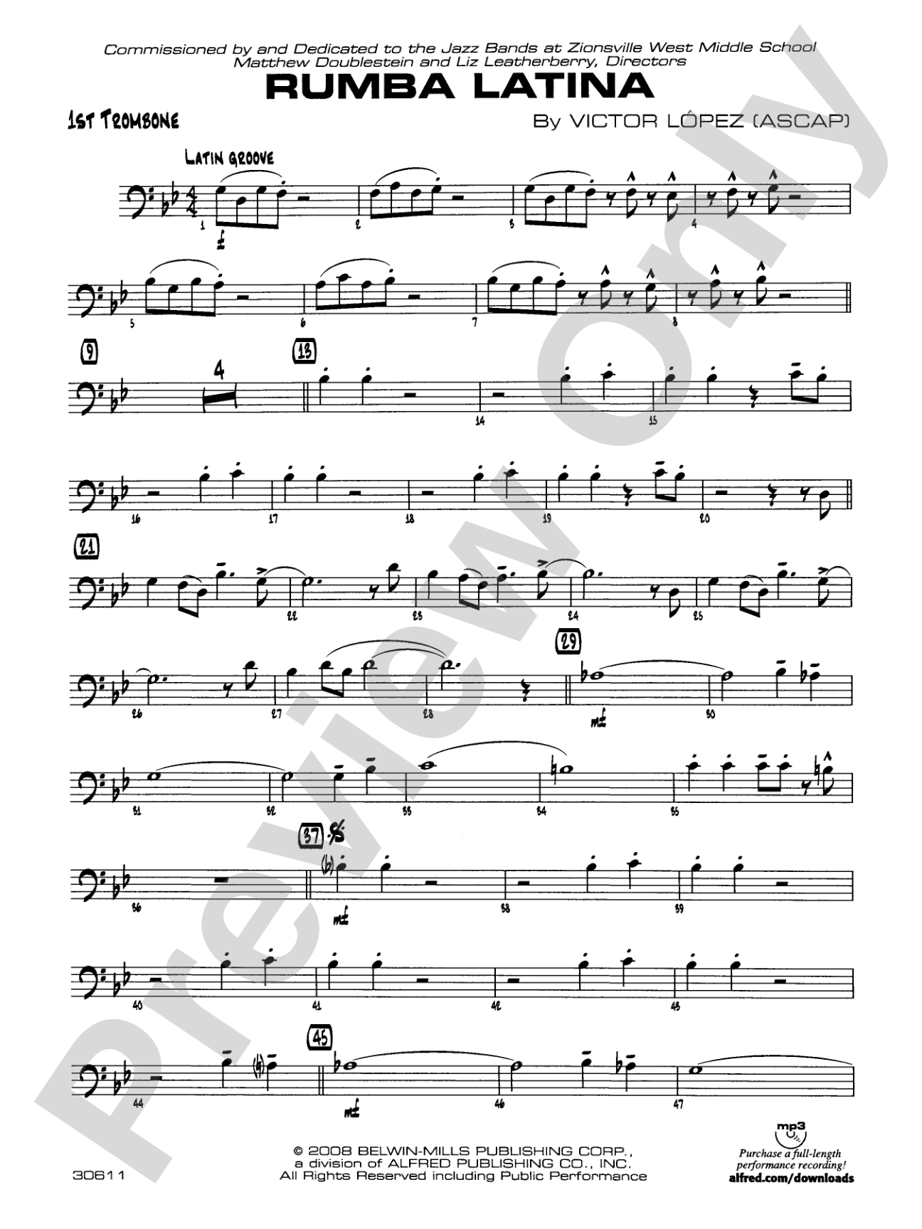 Rumba Latina: 1st Trombone
