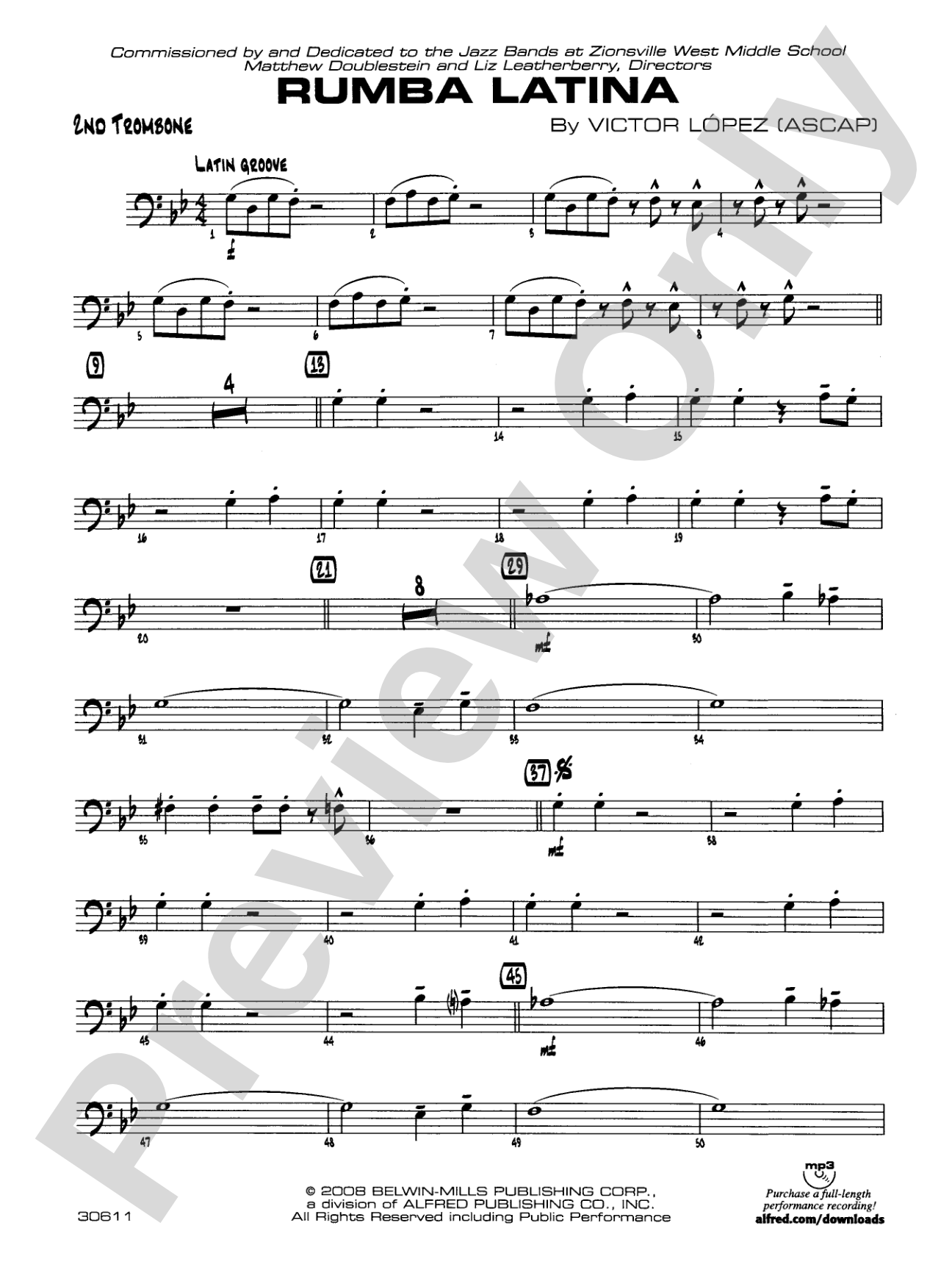 Rumba Latina: 2nd Trombone