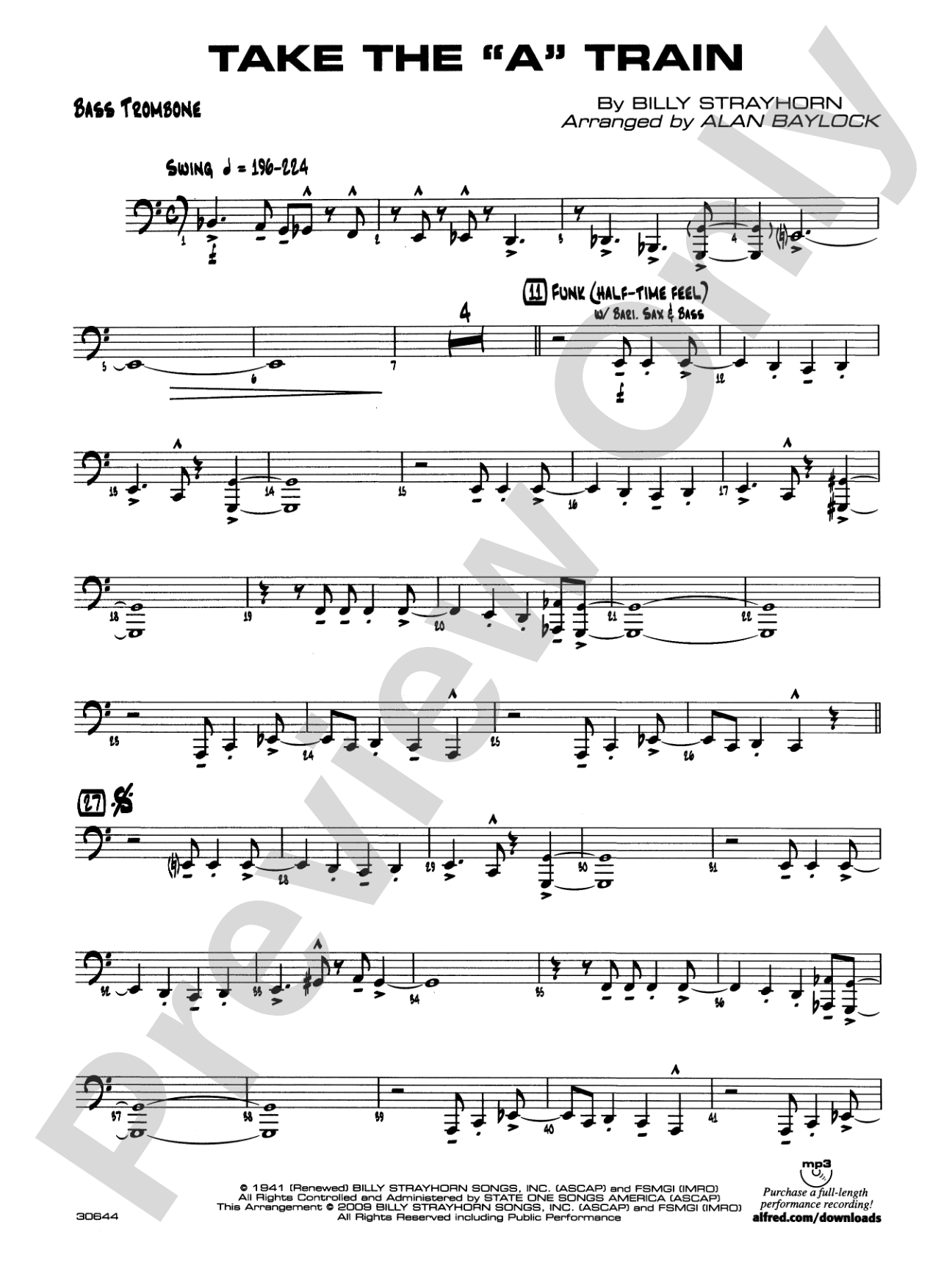Take the "A" Train: 4th Trombone