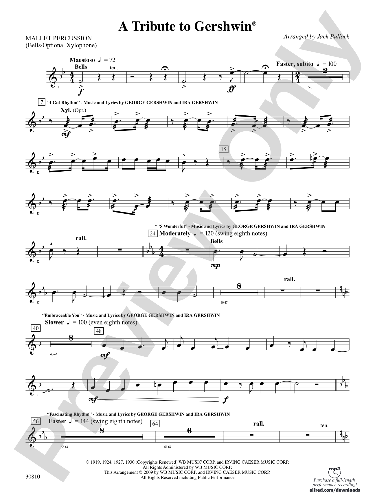 A Tribute to Gershwin: Mallets