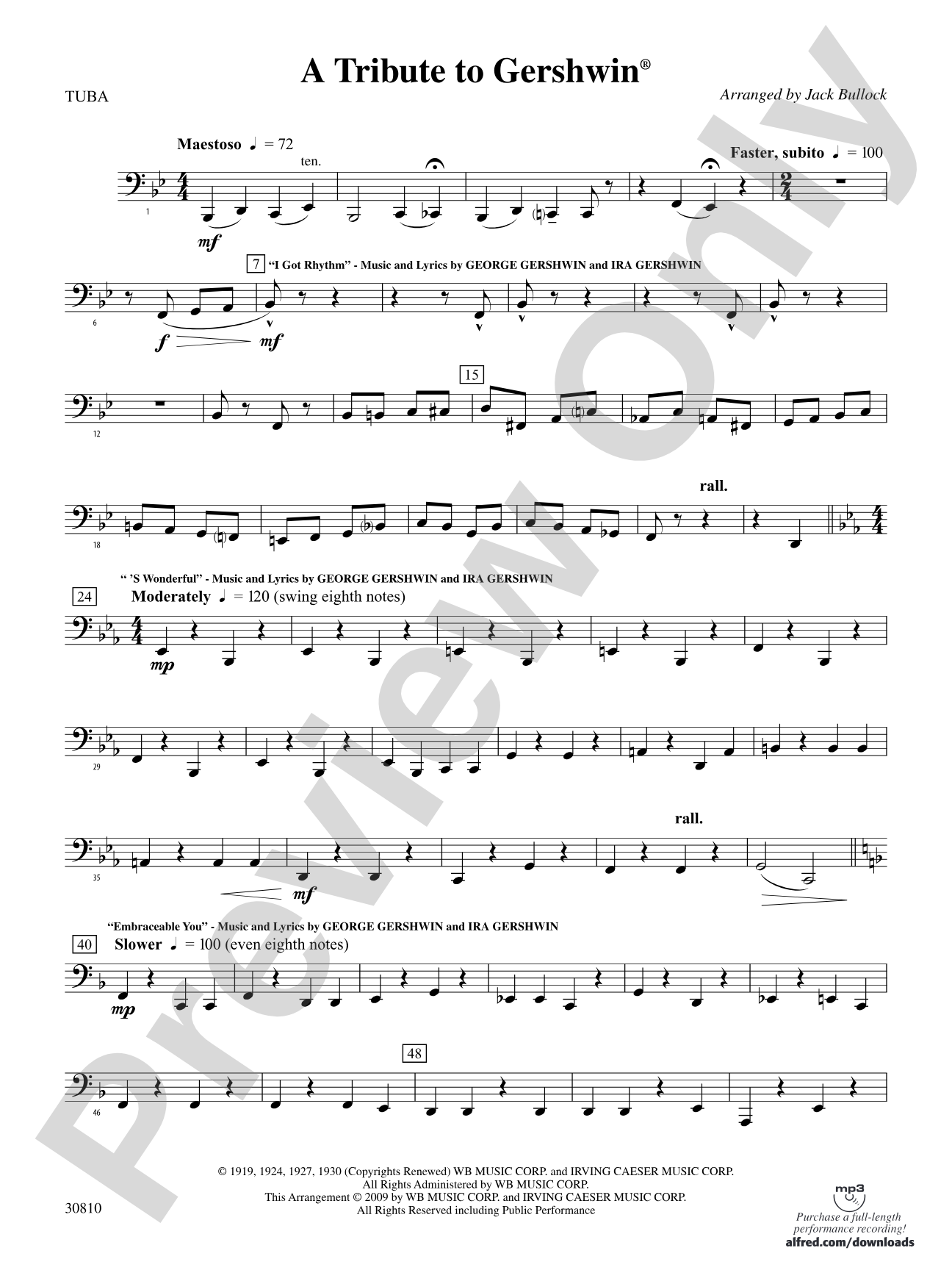A Tribute to Gershwin: Tuba