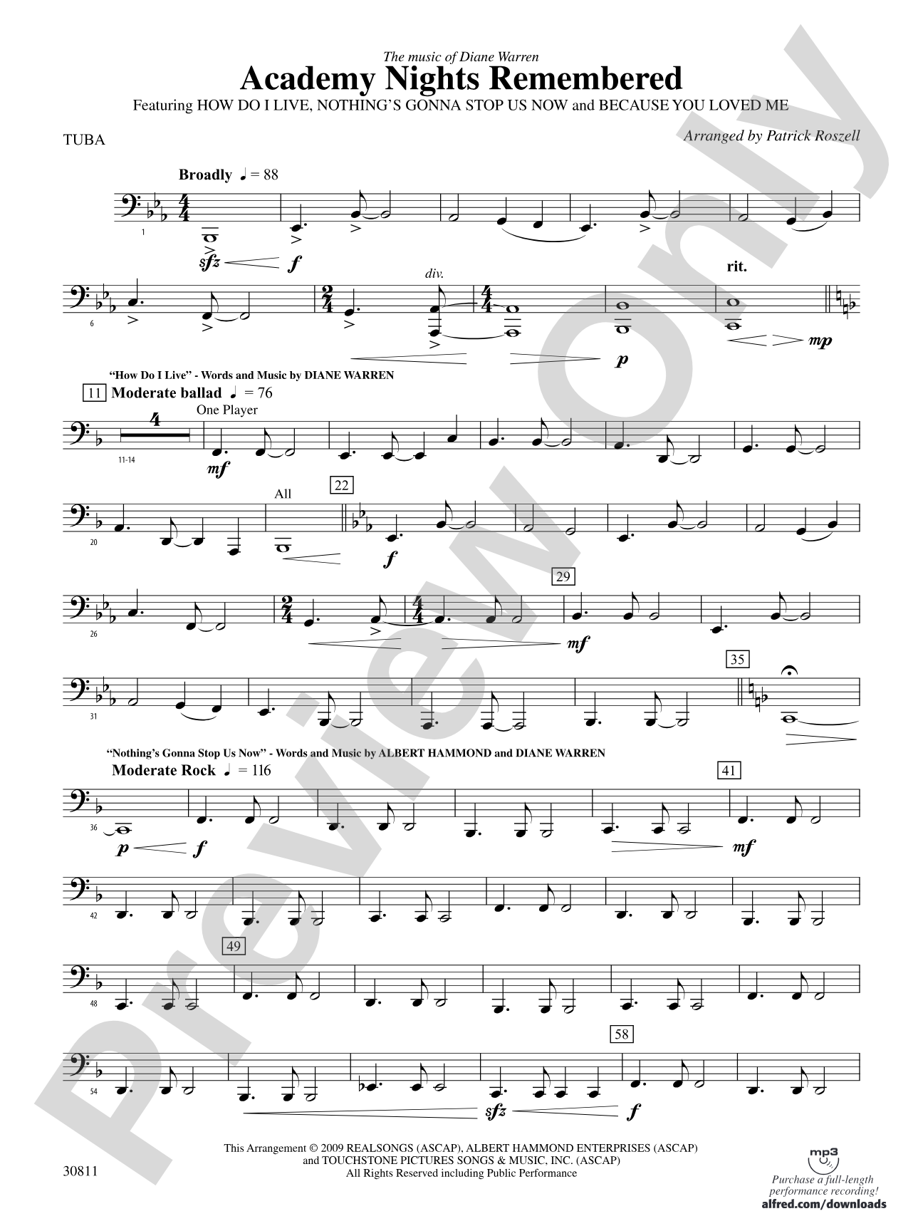 Academy Nights Remembered (The Music of Diane Warren): Tuba