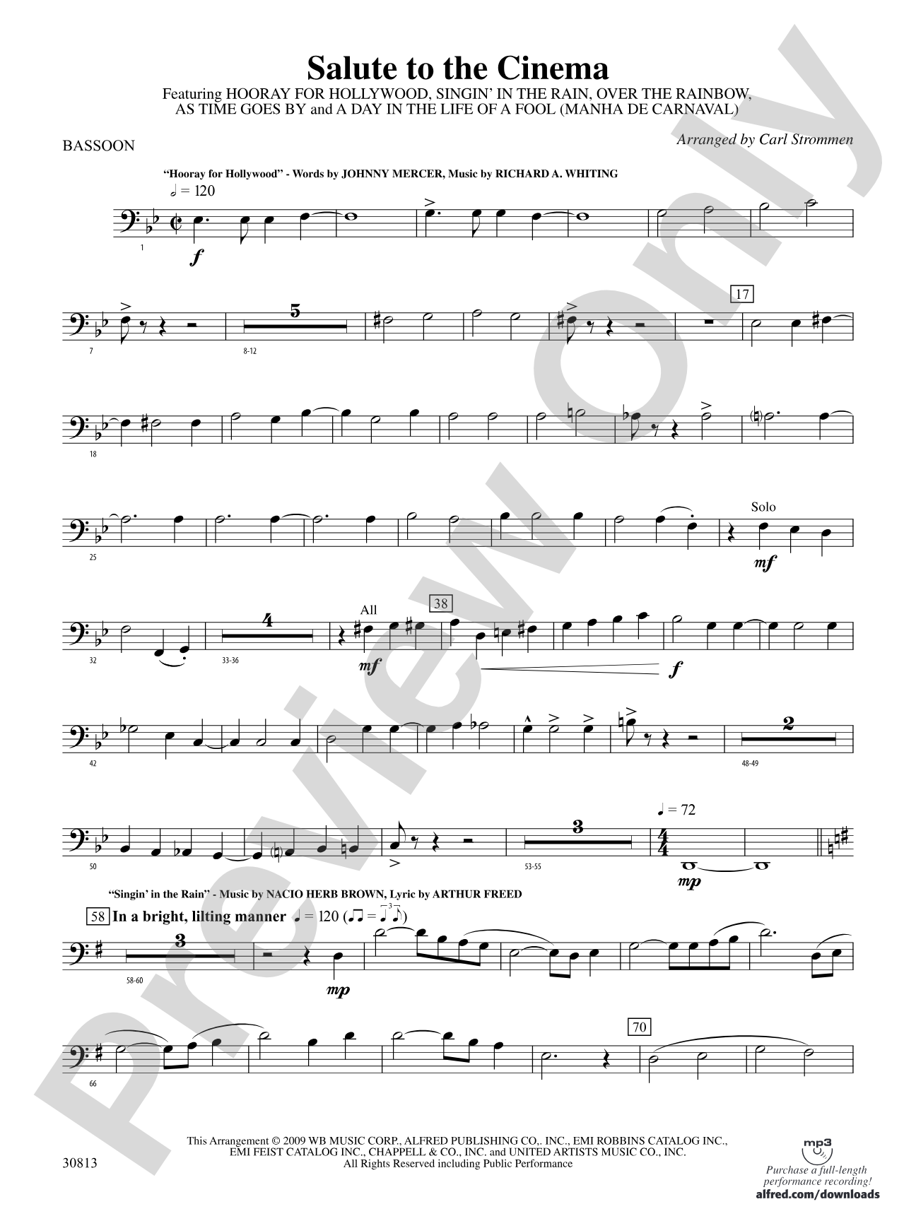 Salute to the Cinema: Bassoon