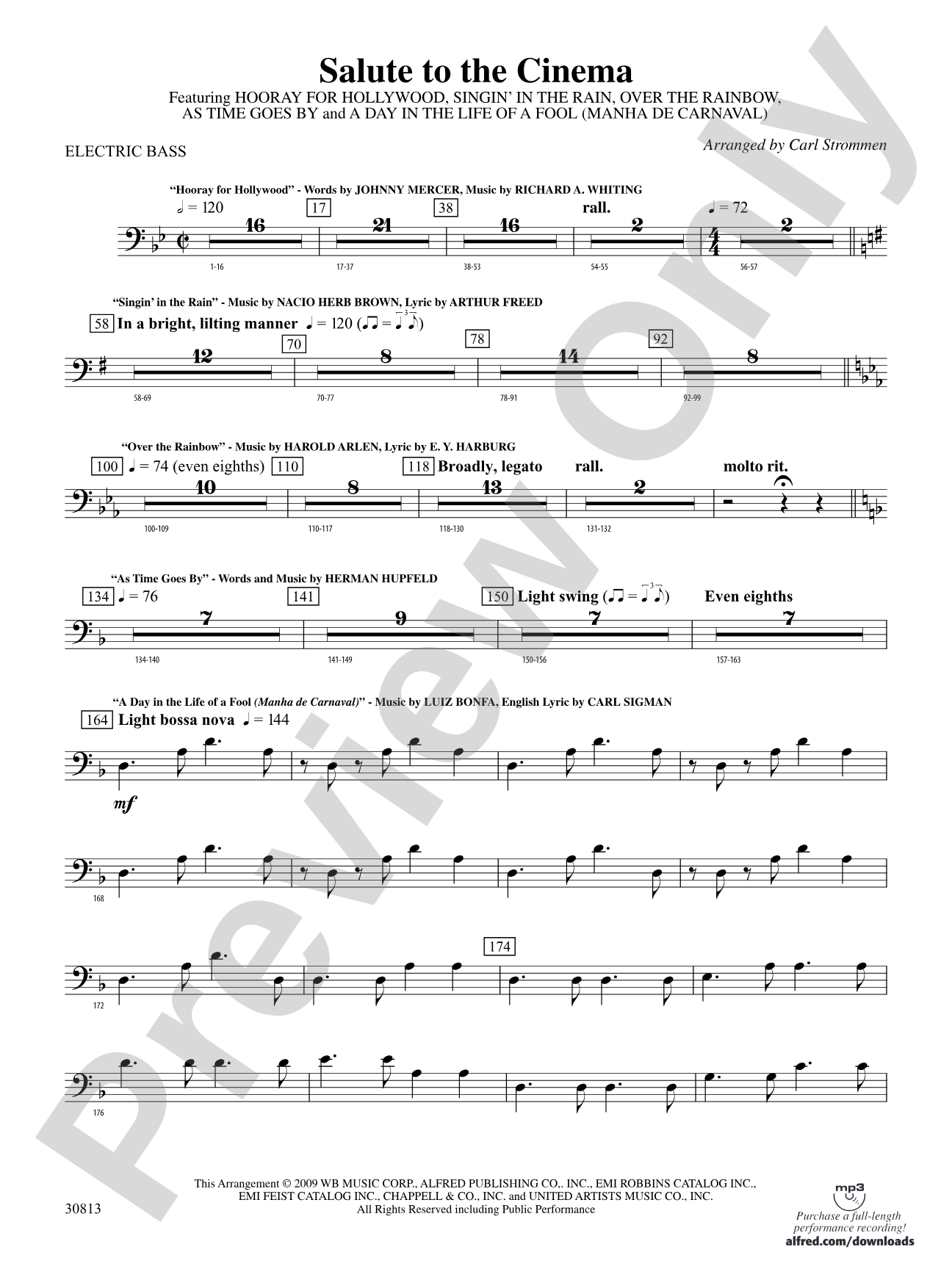 Salute to the Cinema: Electric Bass