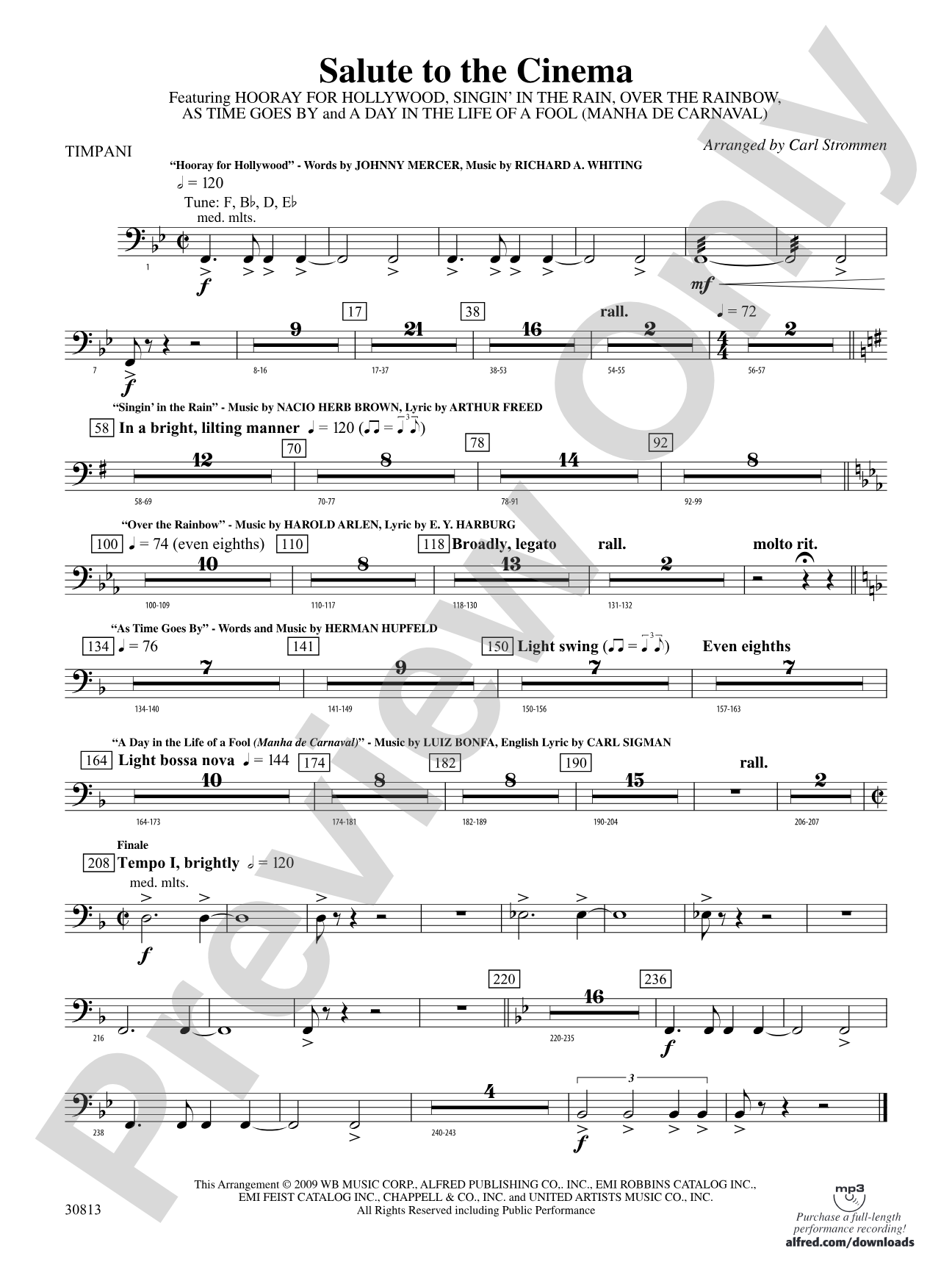 Salute to the Cinema: Timpani