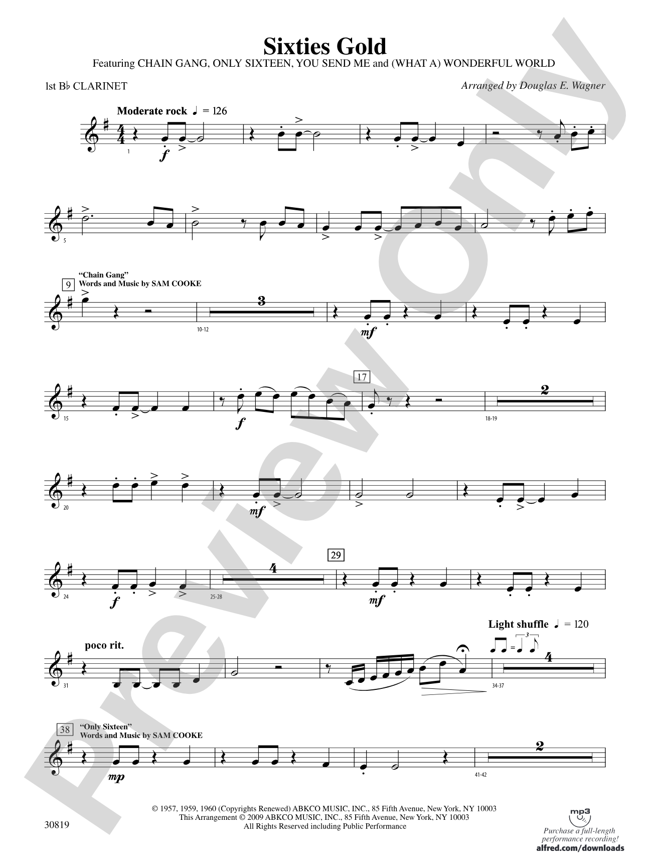 Sixties Gold: 1st B-flat Clarinet