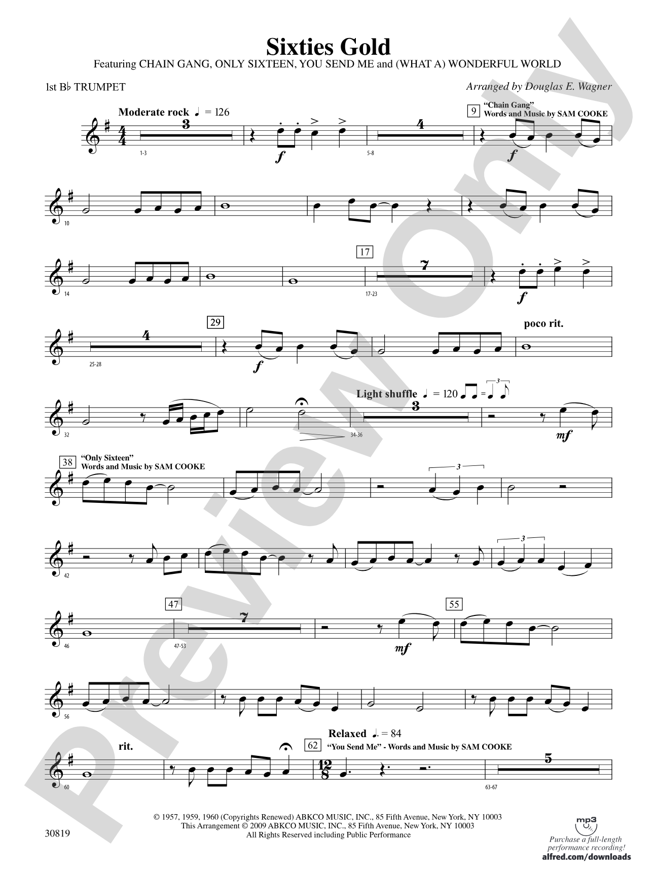 Sixties Gold: 1st B-flat Trumpet