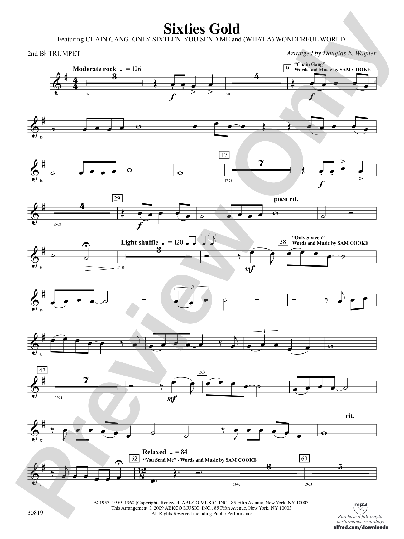 Sixties Gold: 2nd B-flat Trumpet