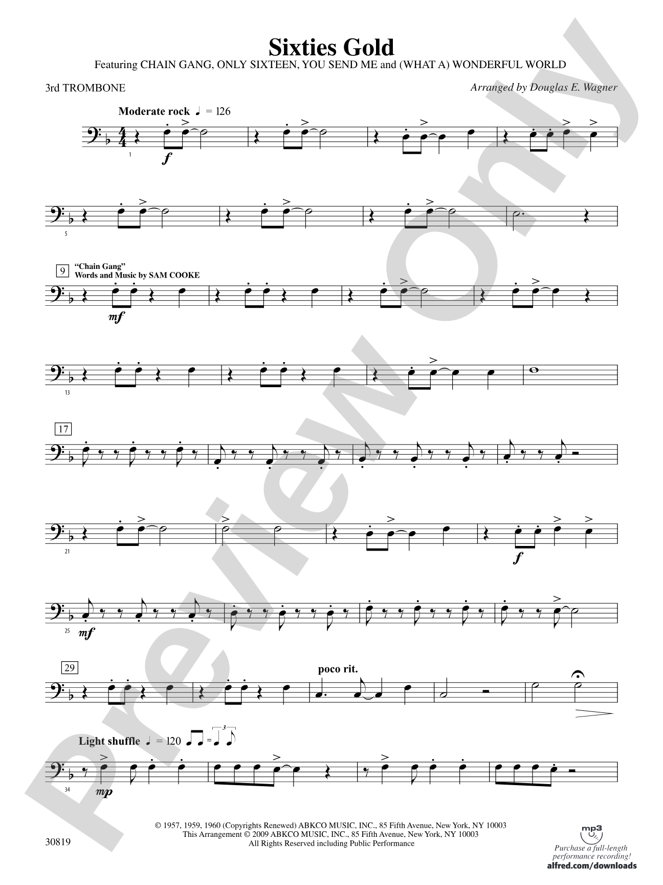 Sixties Gold: 3rd Trombone