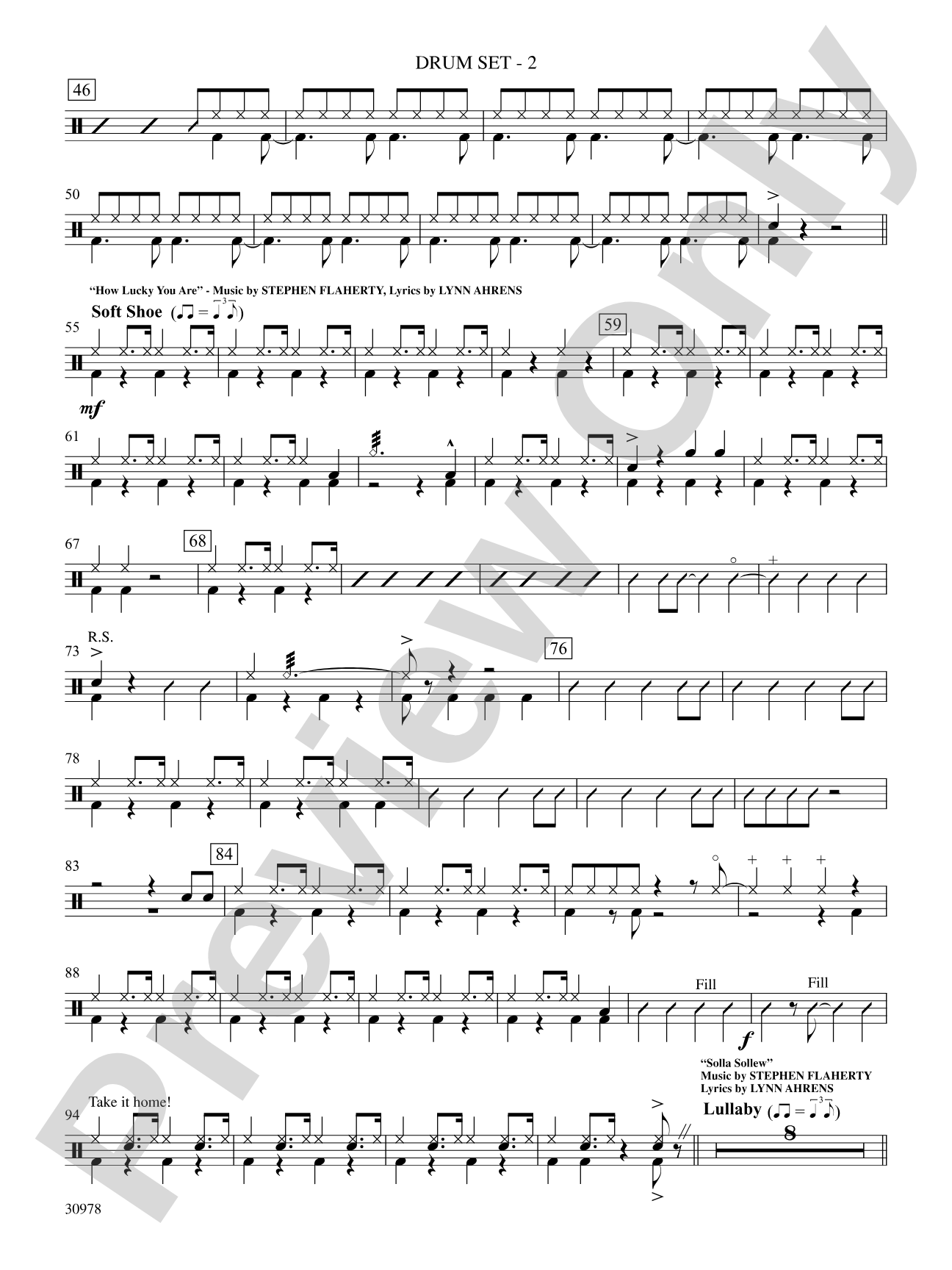 Seussical the Musical: A Choral Medley: Drums: Choral SoundPax