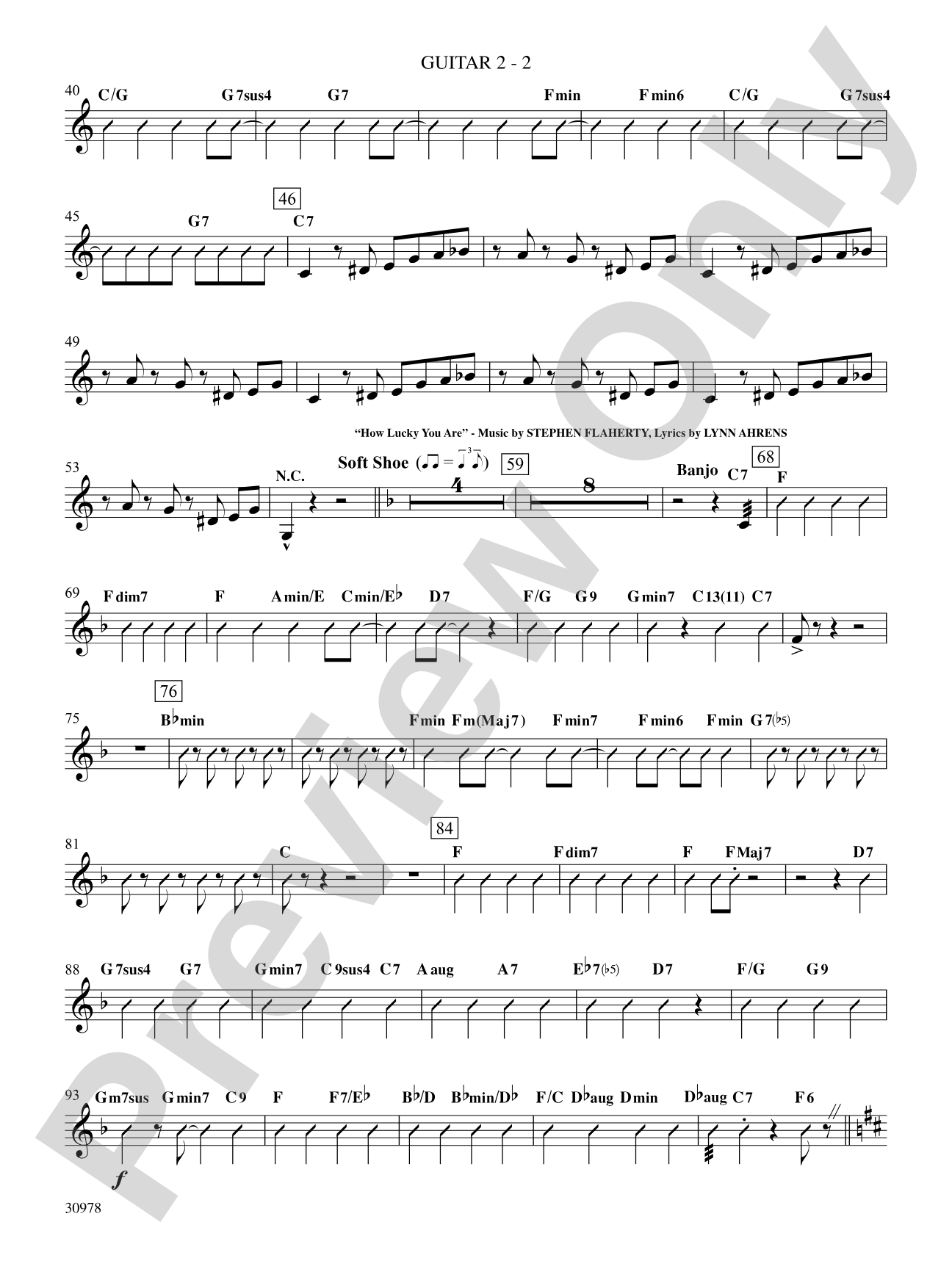 Seussical the Musical: A Choral Medley: Guitar 2: Choral SoundPax