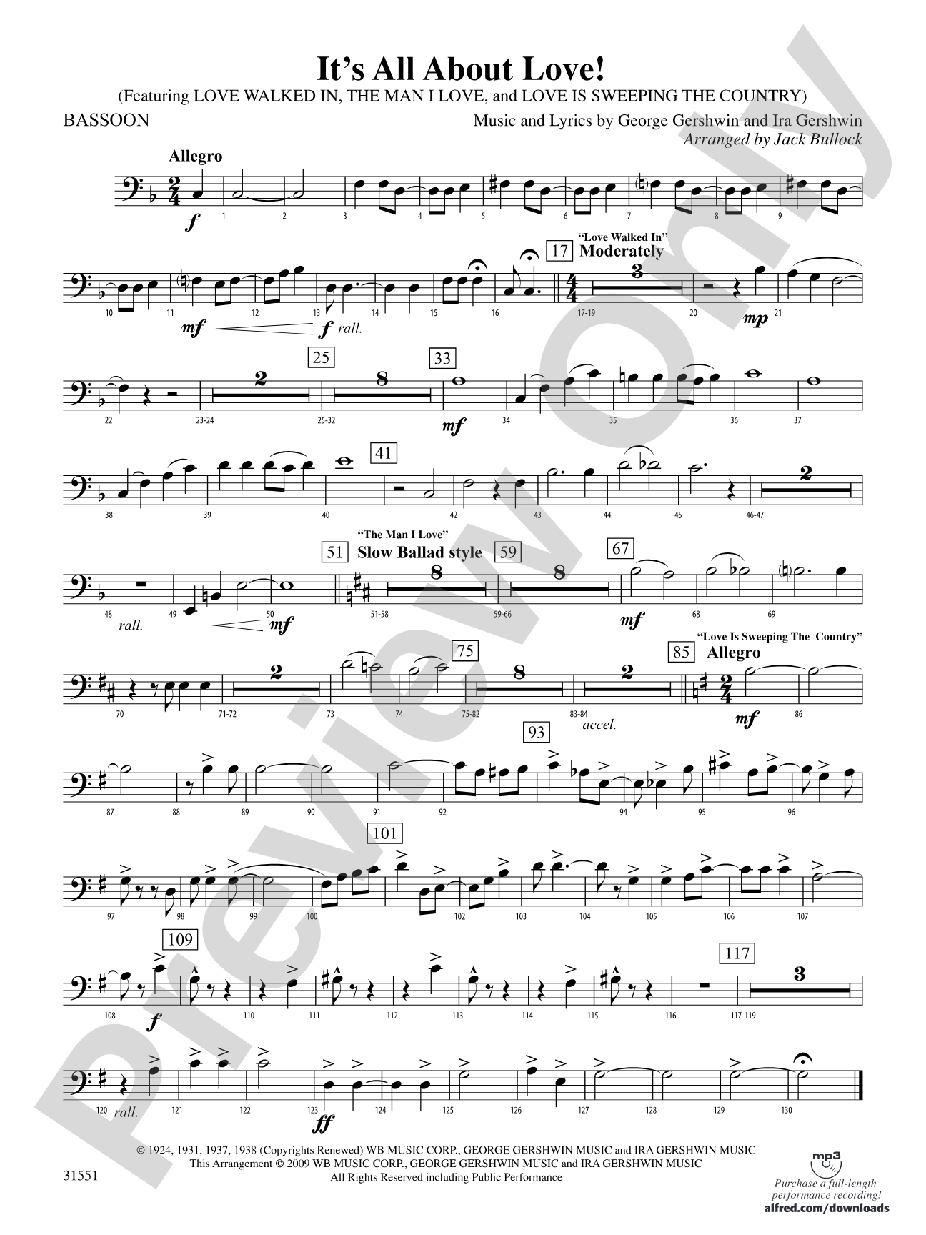 It's All About Love!: Bassoon