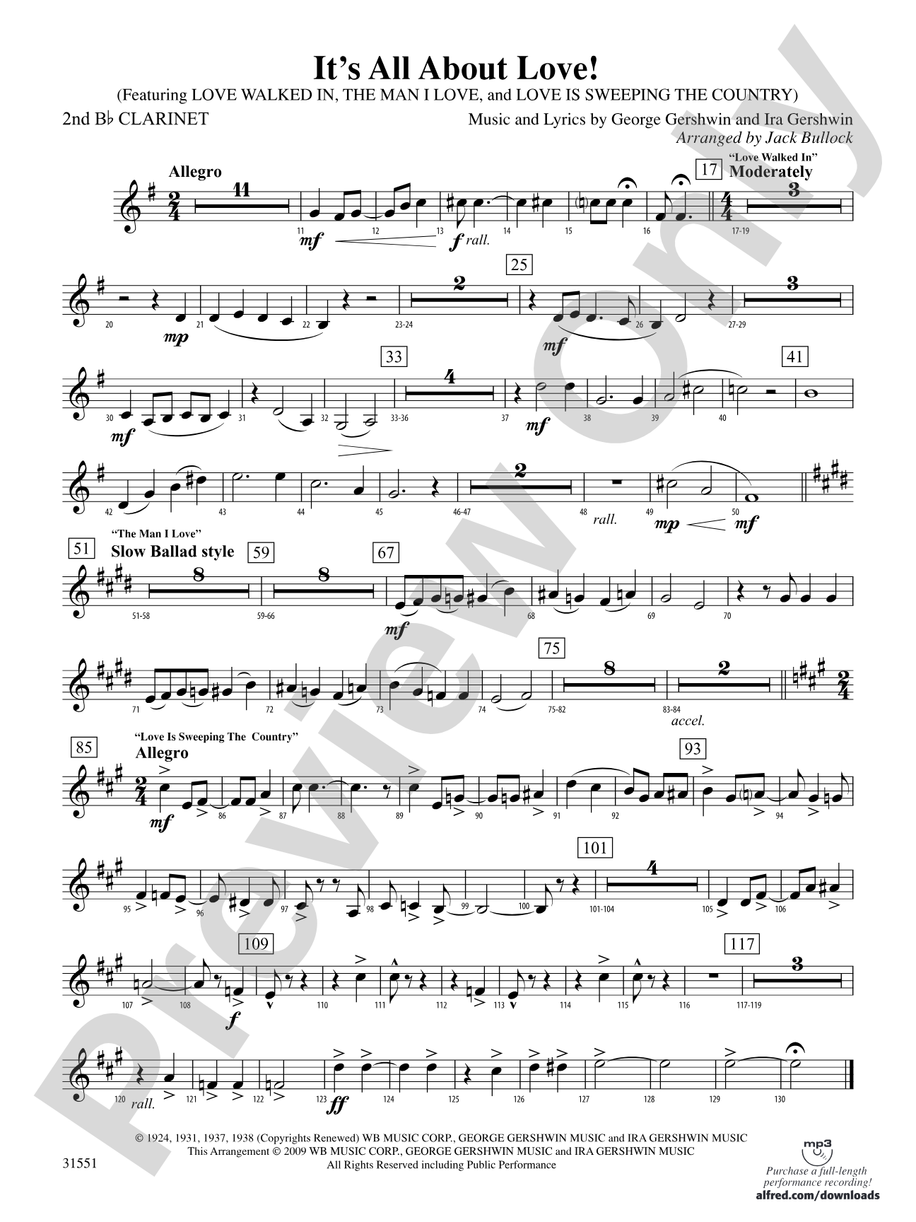 It's All About Love!: 2nd B-flat Clarinet
