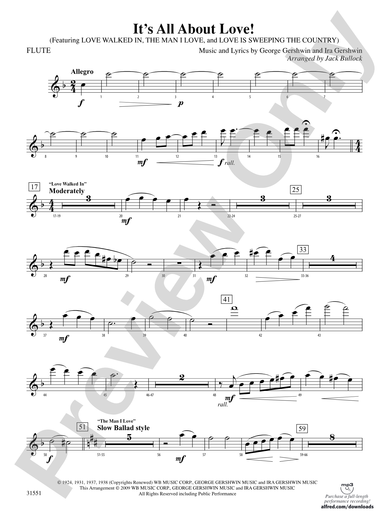 It's All About Love!: Flute
