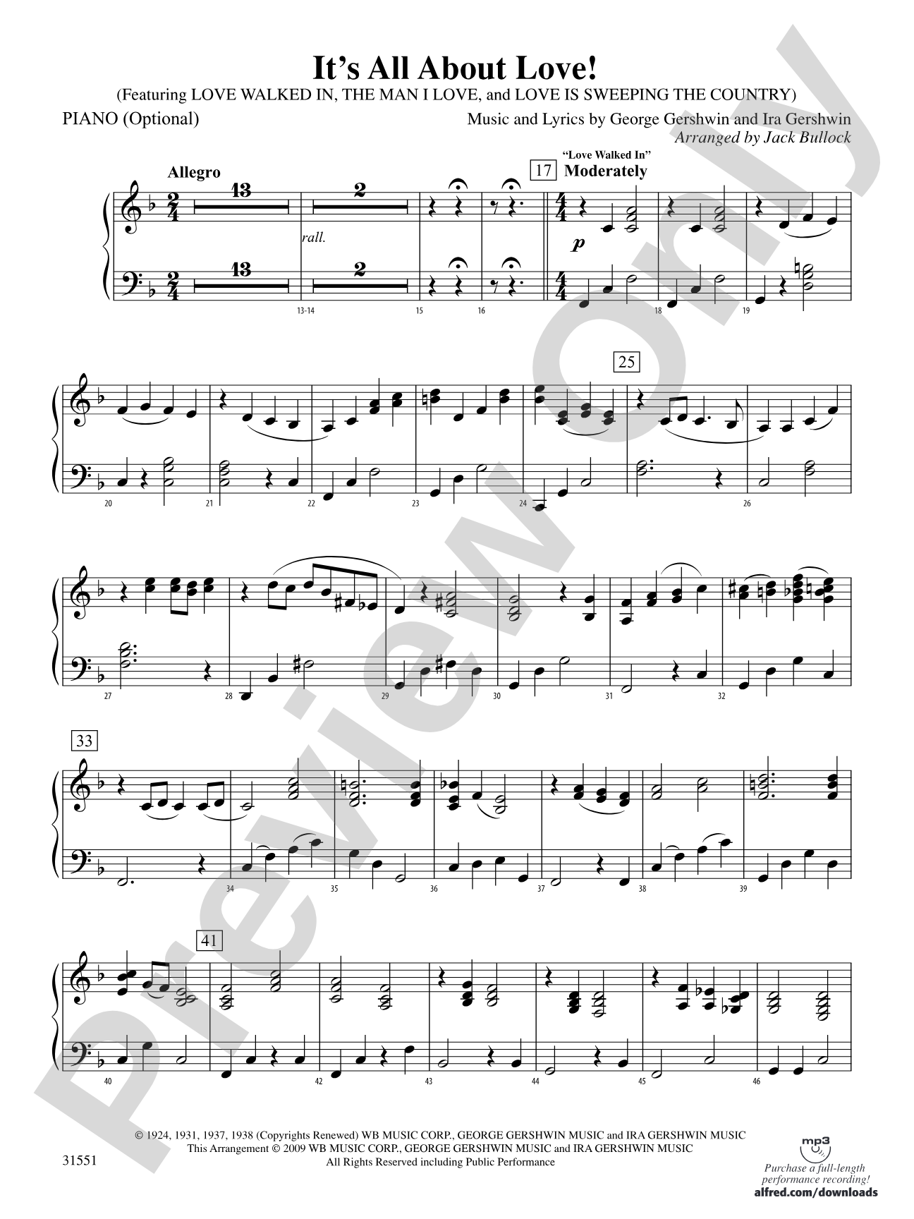 It's All About Love!: Piano Accompaniment