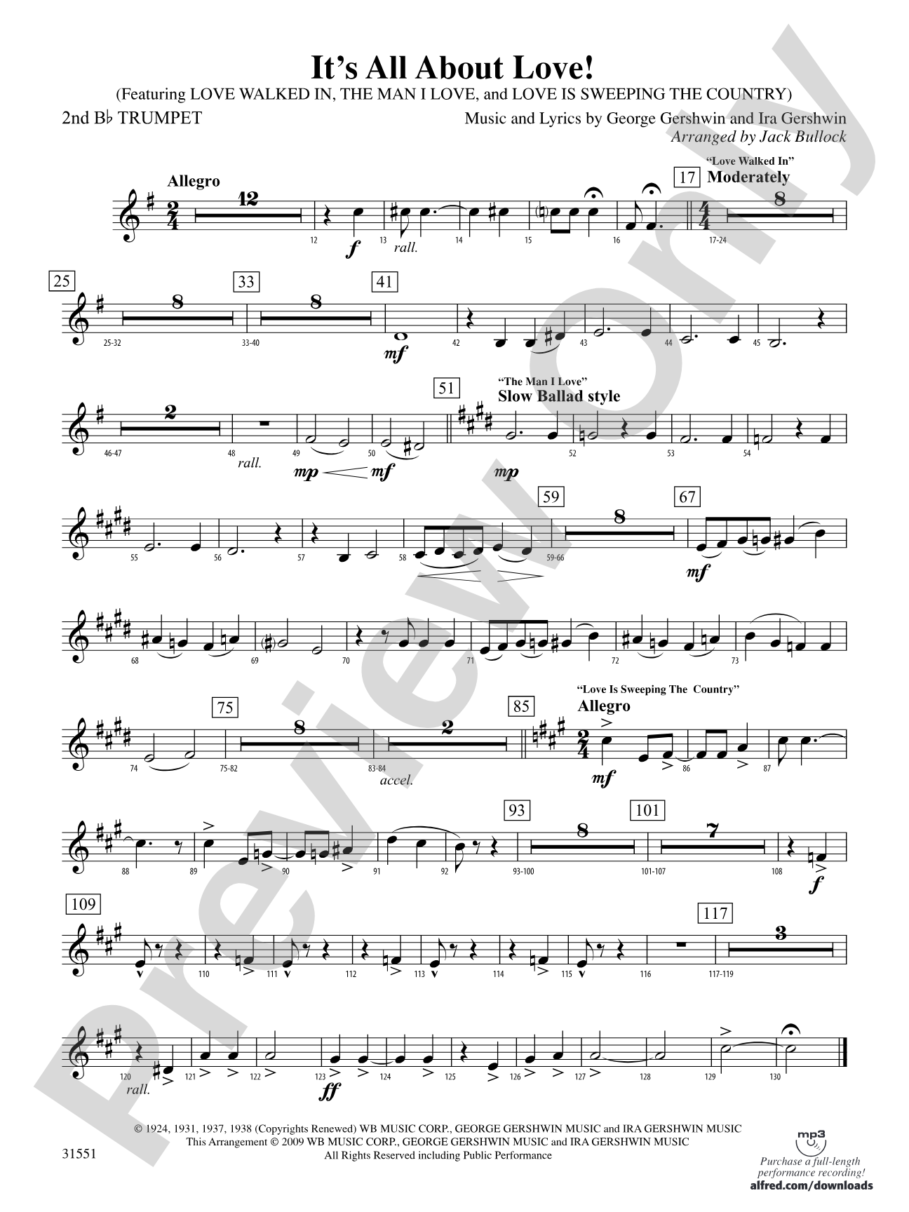 It's All About Love!: 2nd B-flat Trumpet