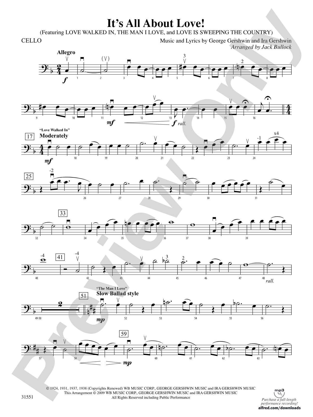 It's All About Love!: Cello