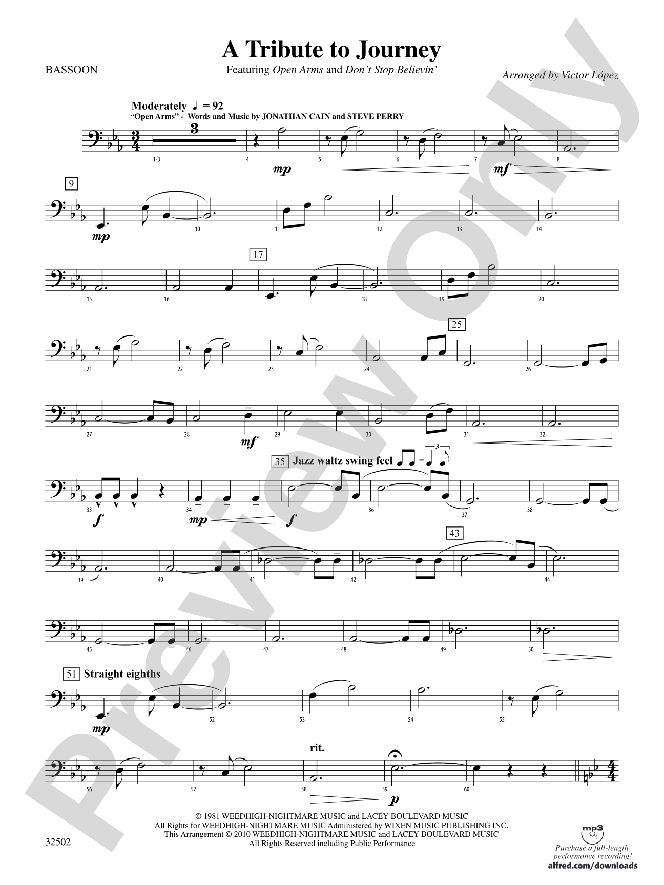 A Tribute to Journey: Bassoon