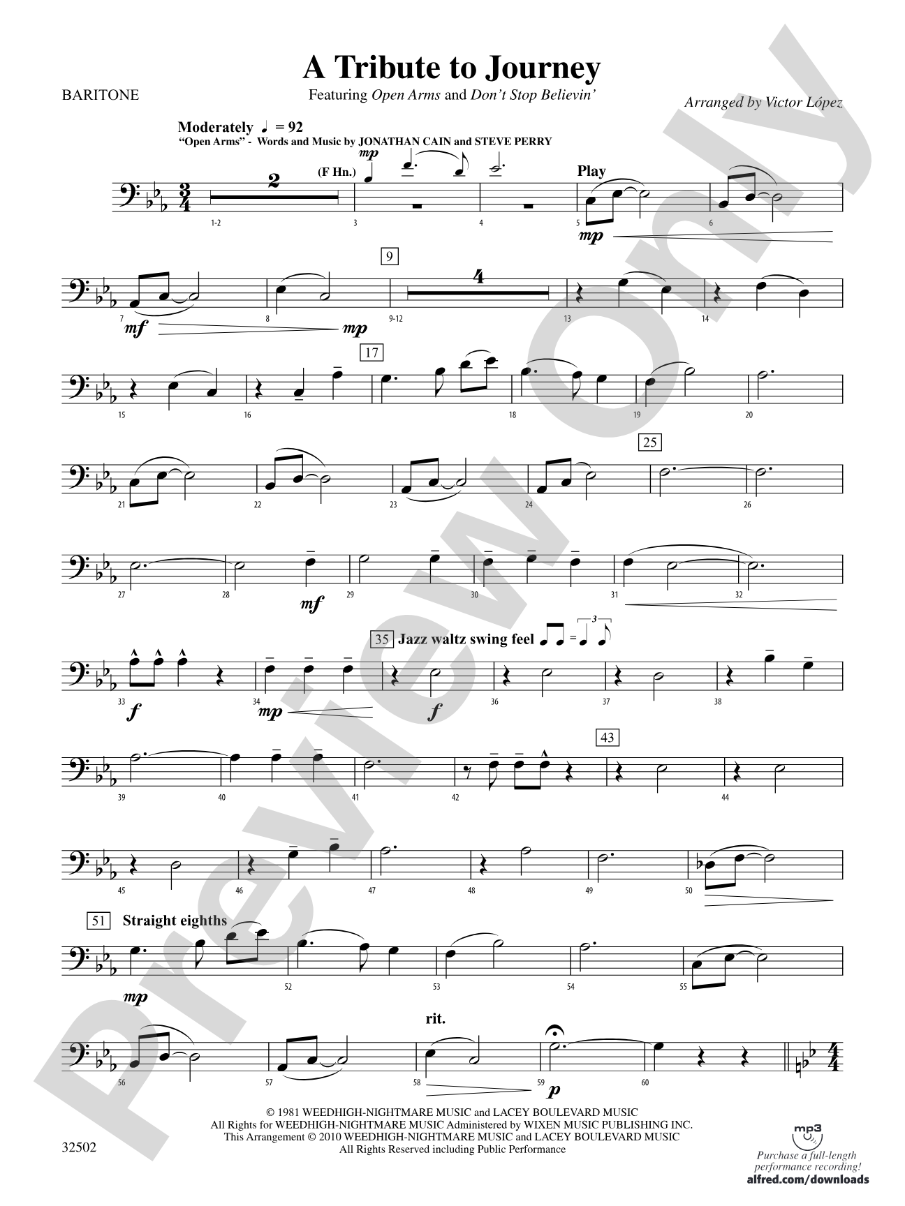 A Tribute to Journey: Baritone B.C.