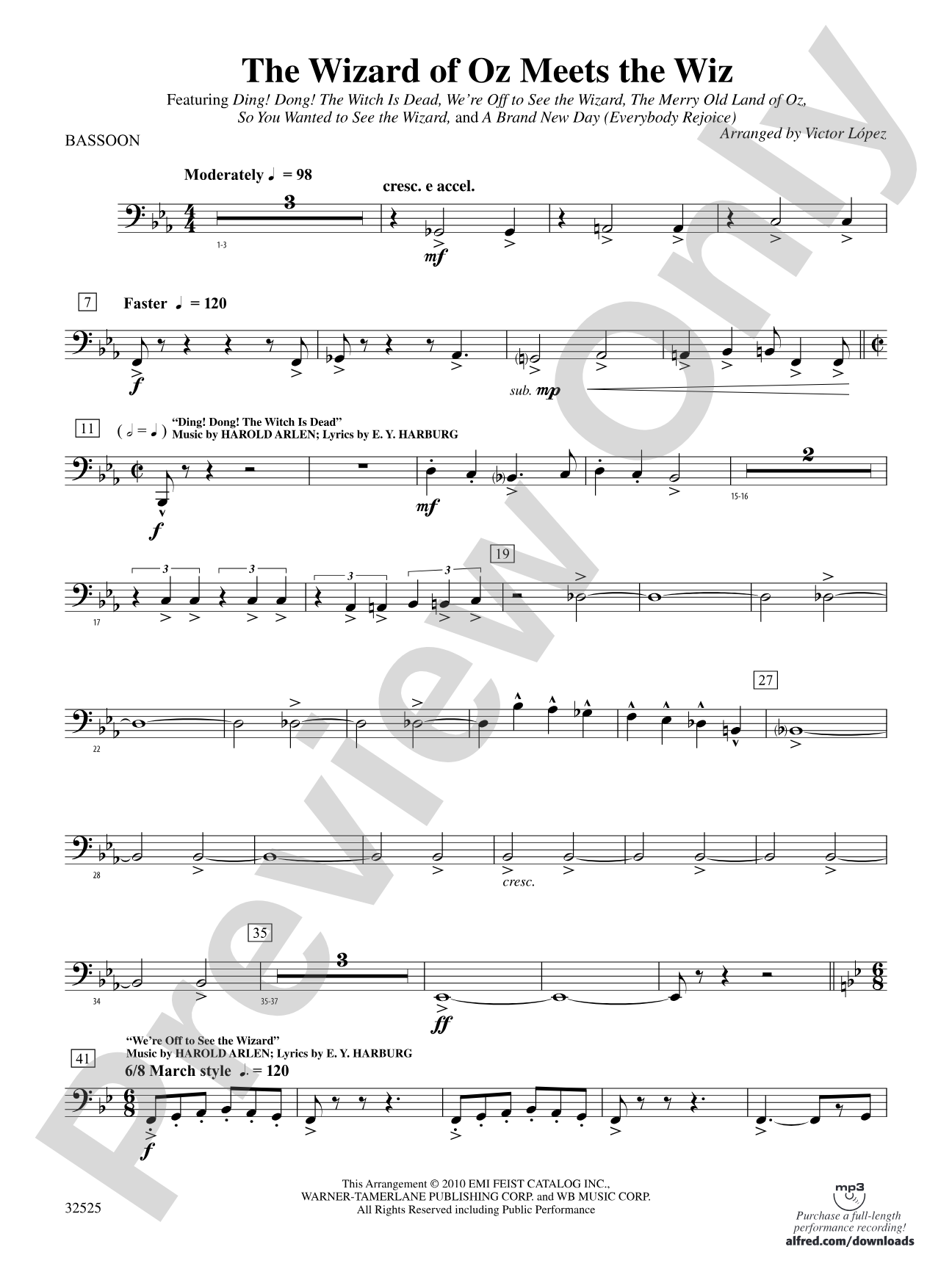 The Wizard of Oz Meets The Wiz: Bassoon