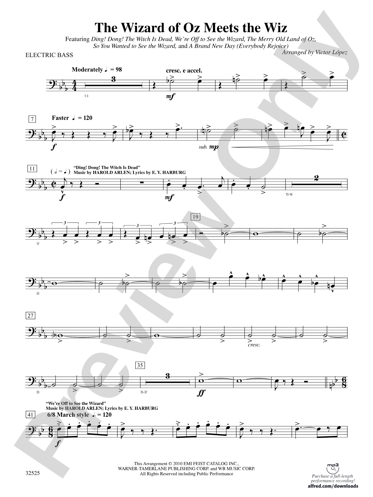 The Wizard of Oz Meets The Wiz: Electric Bass