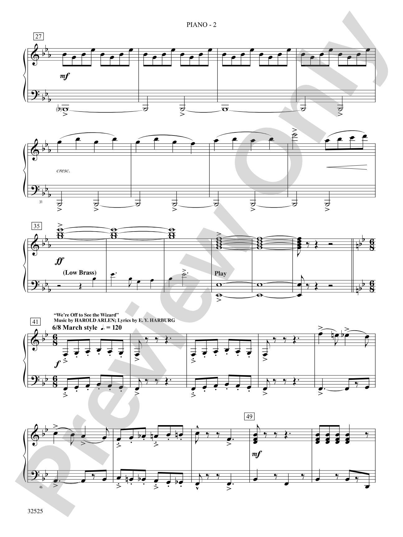 The Wizard of Oz Meets The Wiz: Piano Accompaniment