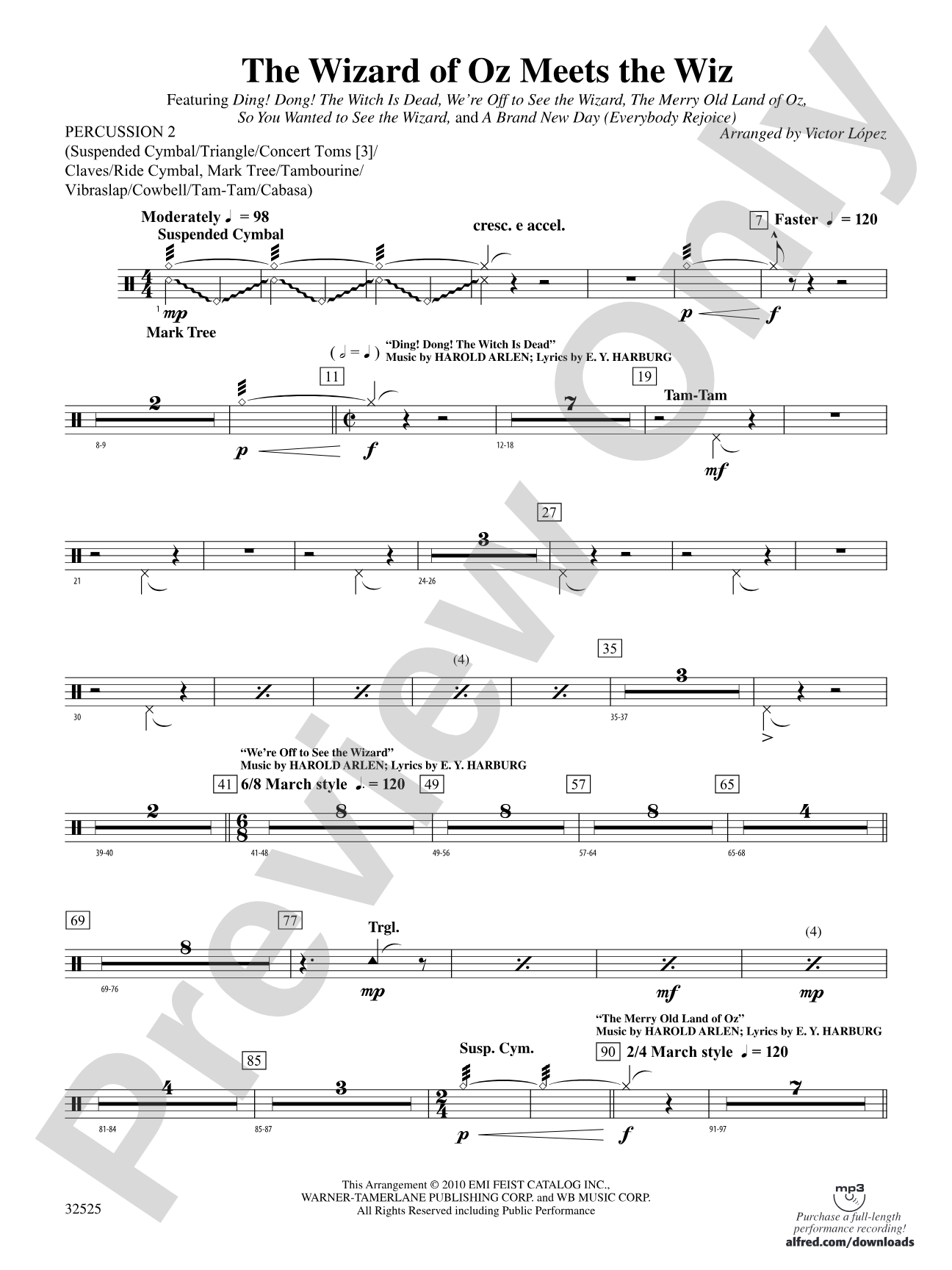 The Wizard of Oz Meets The Wiz: 2nd Percussion