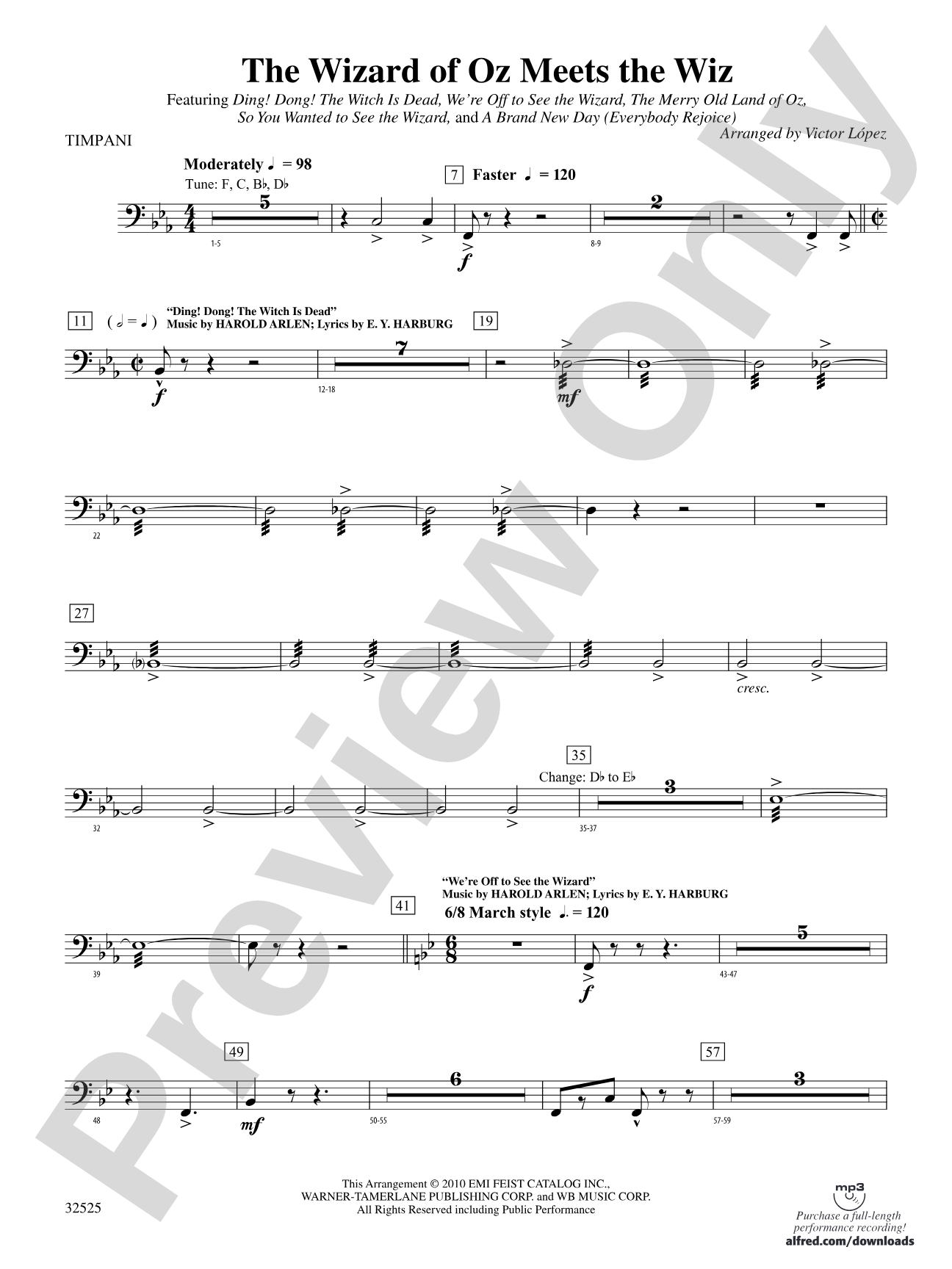 The Wizard of Oz Meets The Wiz: Timpani