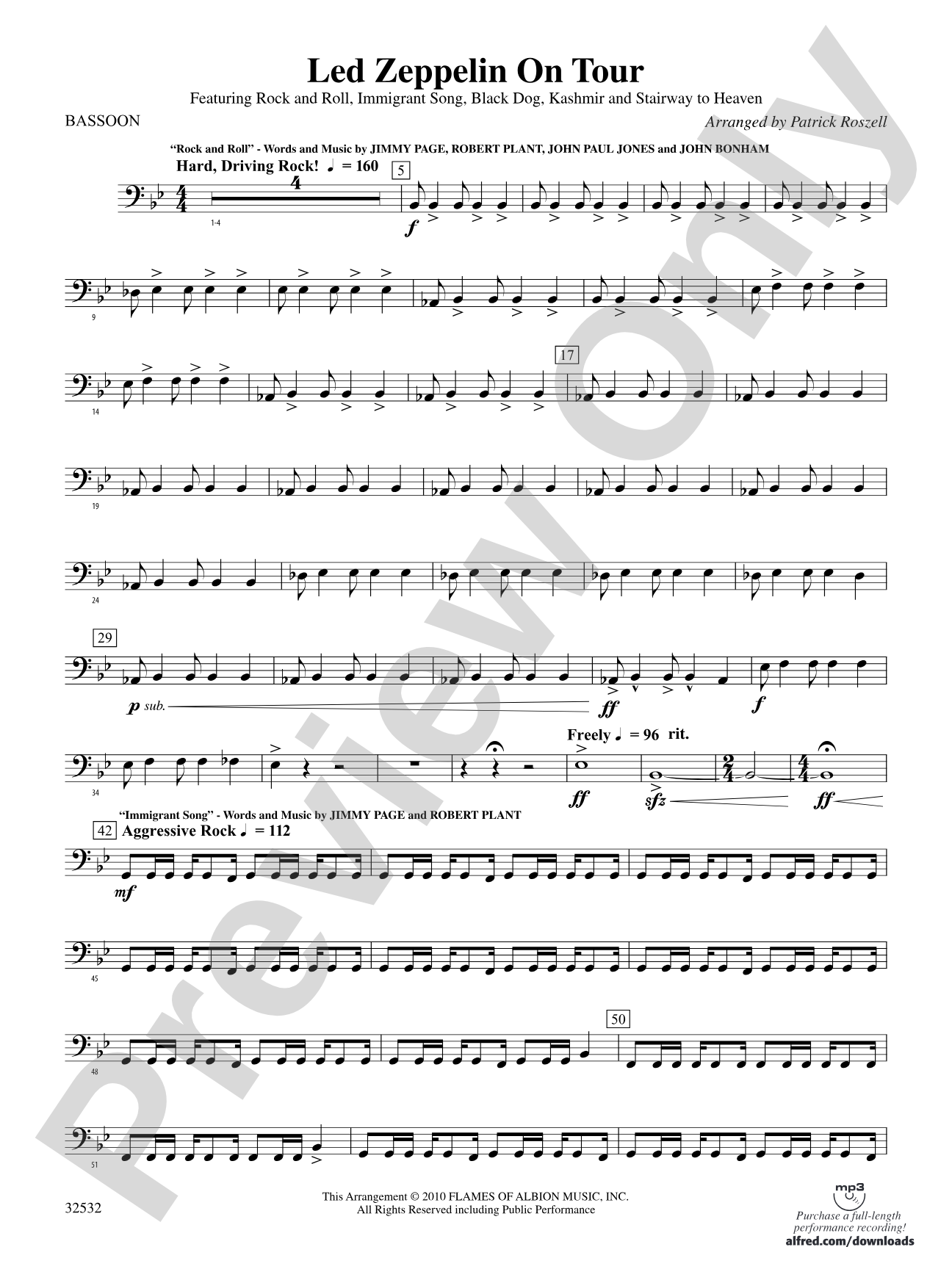 Led Zeppelin on Tour: Bassoon