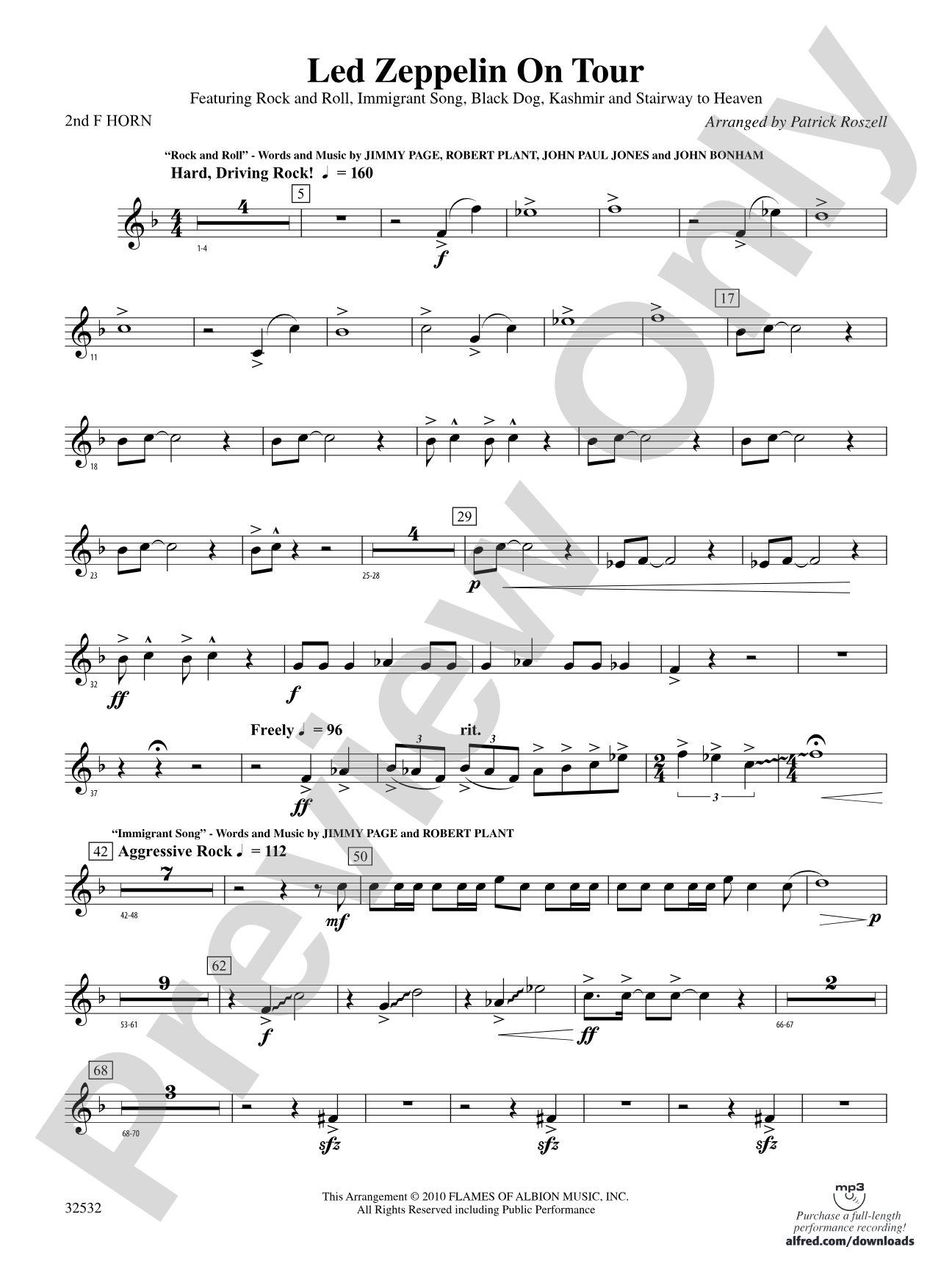 Led Zeppelin on Tour: 2nd F Horn