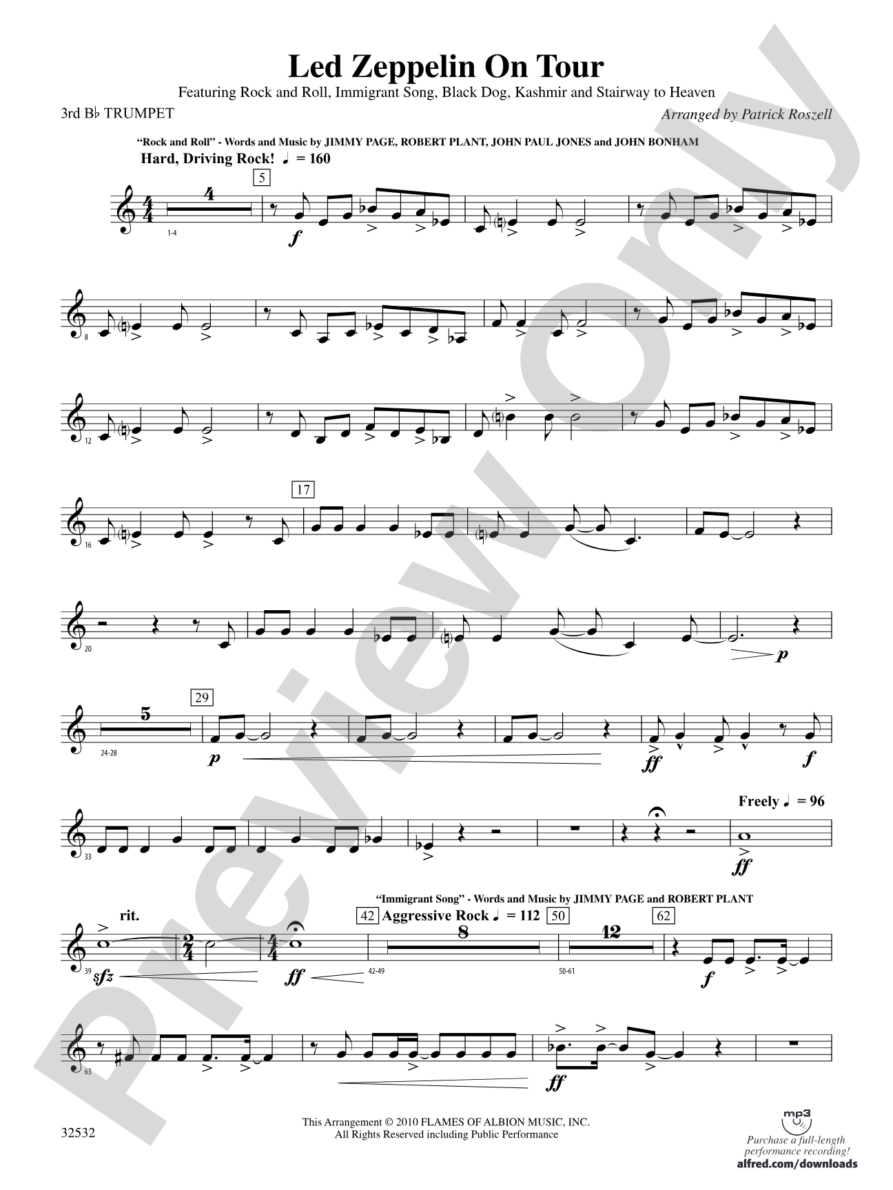 Led Zeppelin on Tour: 3rd B-flat Trumpet