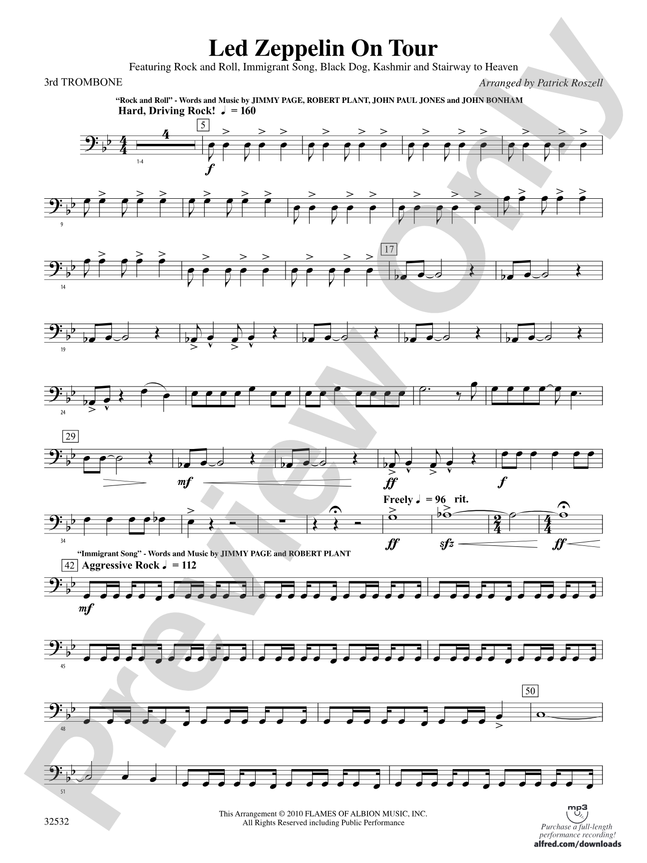 Led Zeppelin on Tour: 3rd Trombone