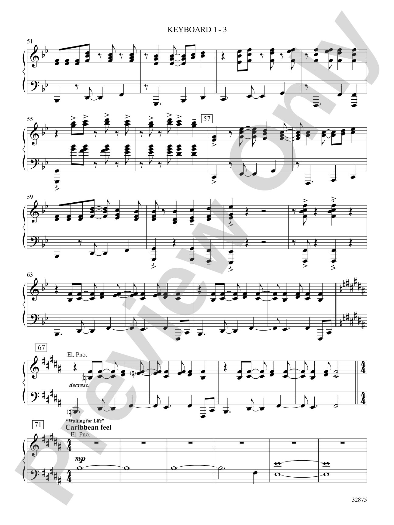 Once on This Island: A Choral Medley: 1st Synthesizer: Choral SoundPax