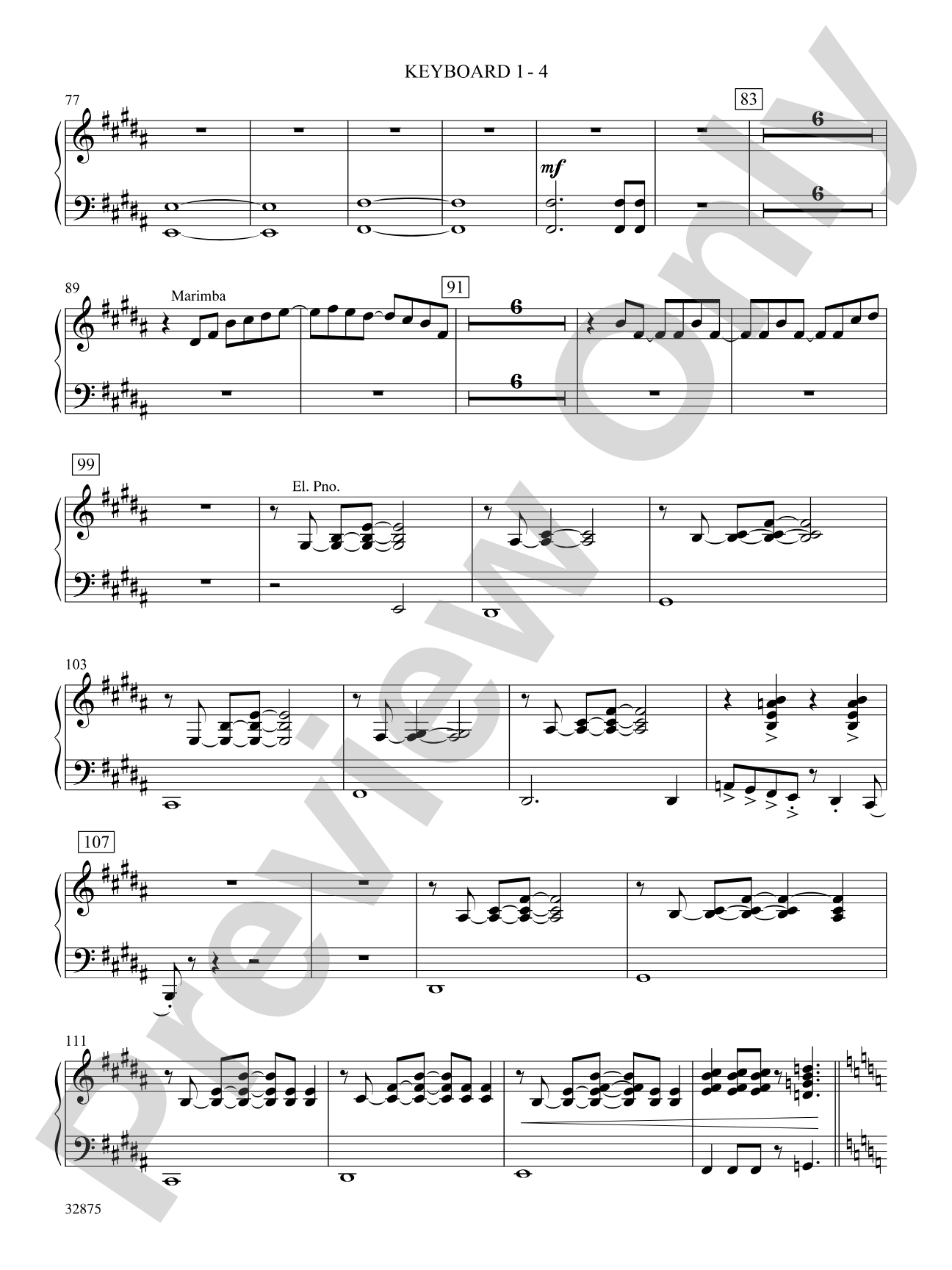 Once on This Island: A Choral Medley: 1st Synthesizer: Choral SoundPax