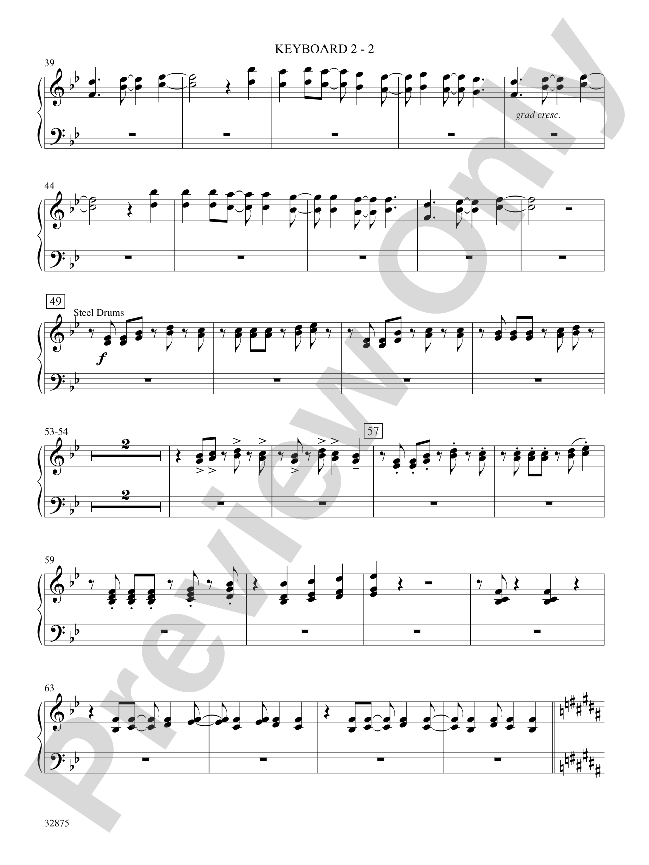 Once on This Island: A Choral Medley: 2nd Synthesizer: Choral SoundPax