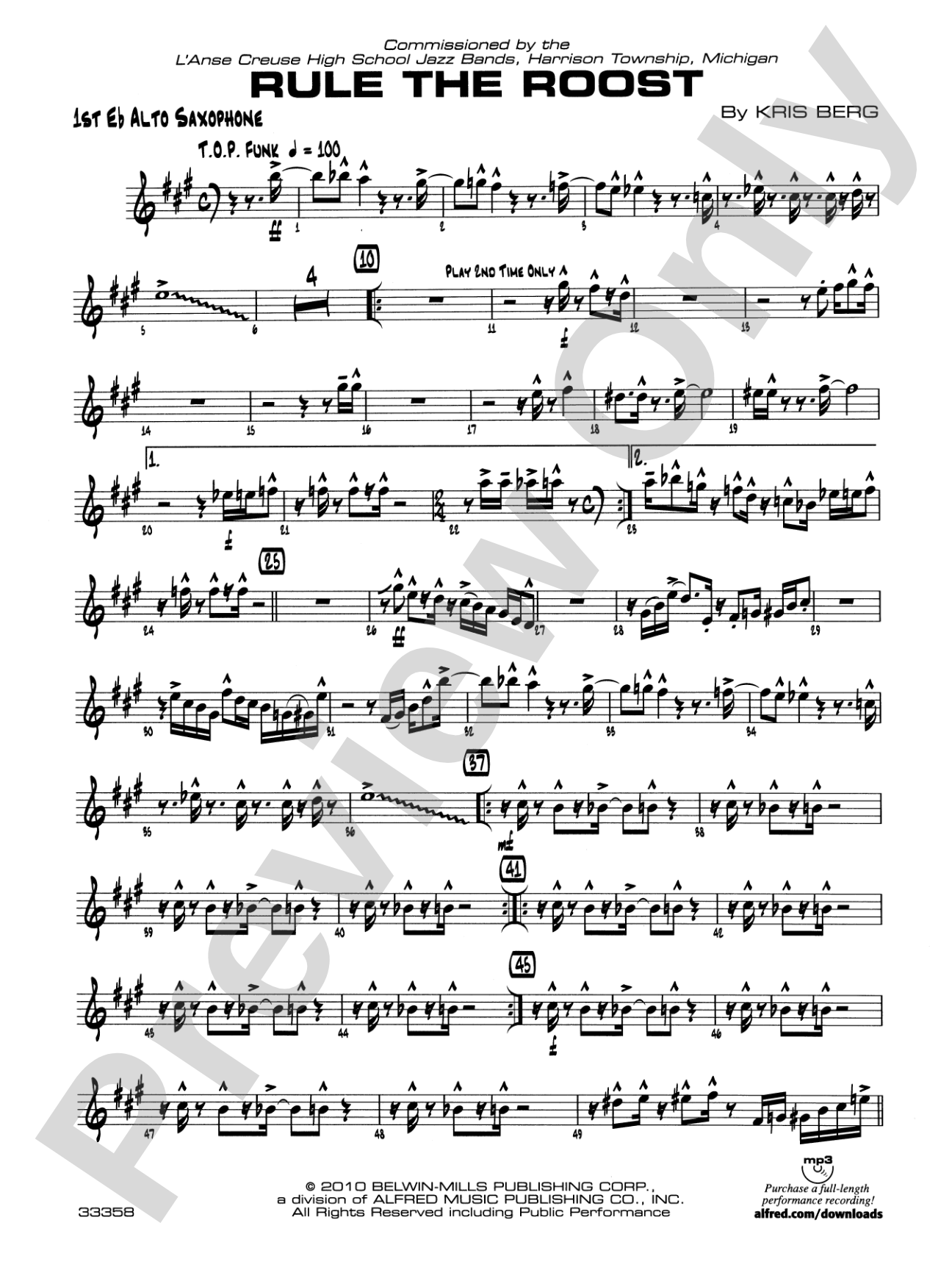 Rule the Roost: E-flat Alto Saxophone