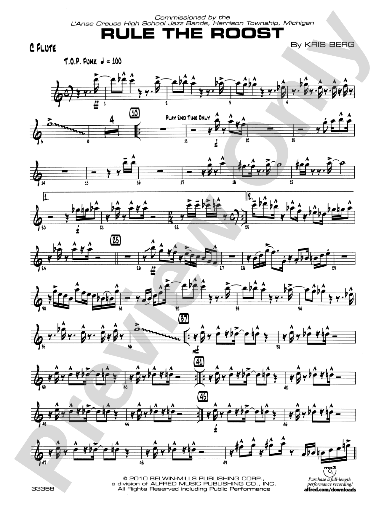 Rule the Roost: Flute
