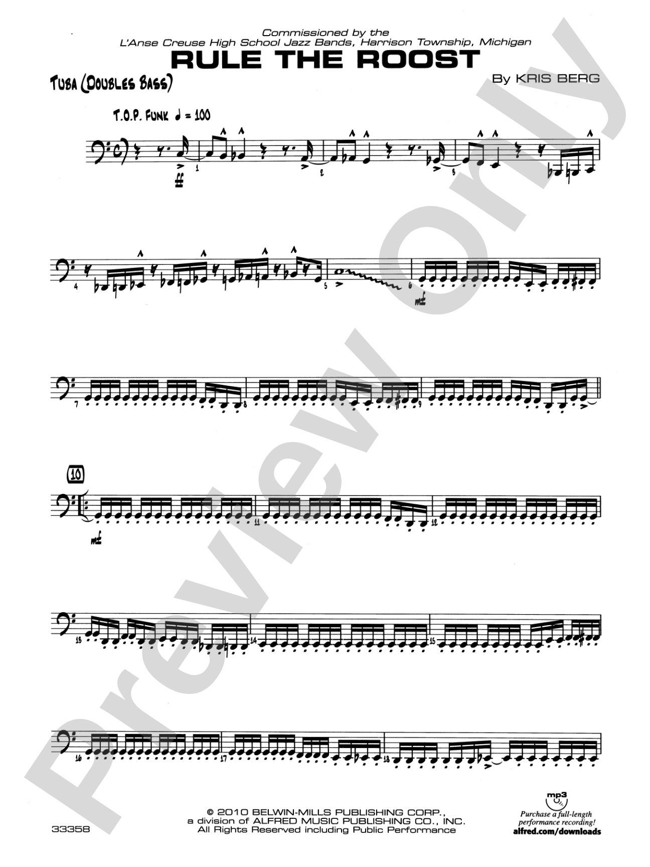 Rule the Roost: Tuba