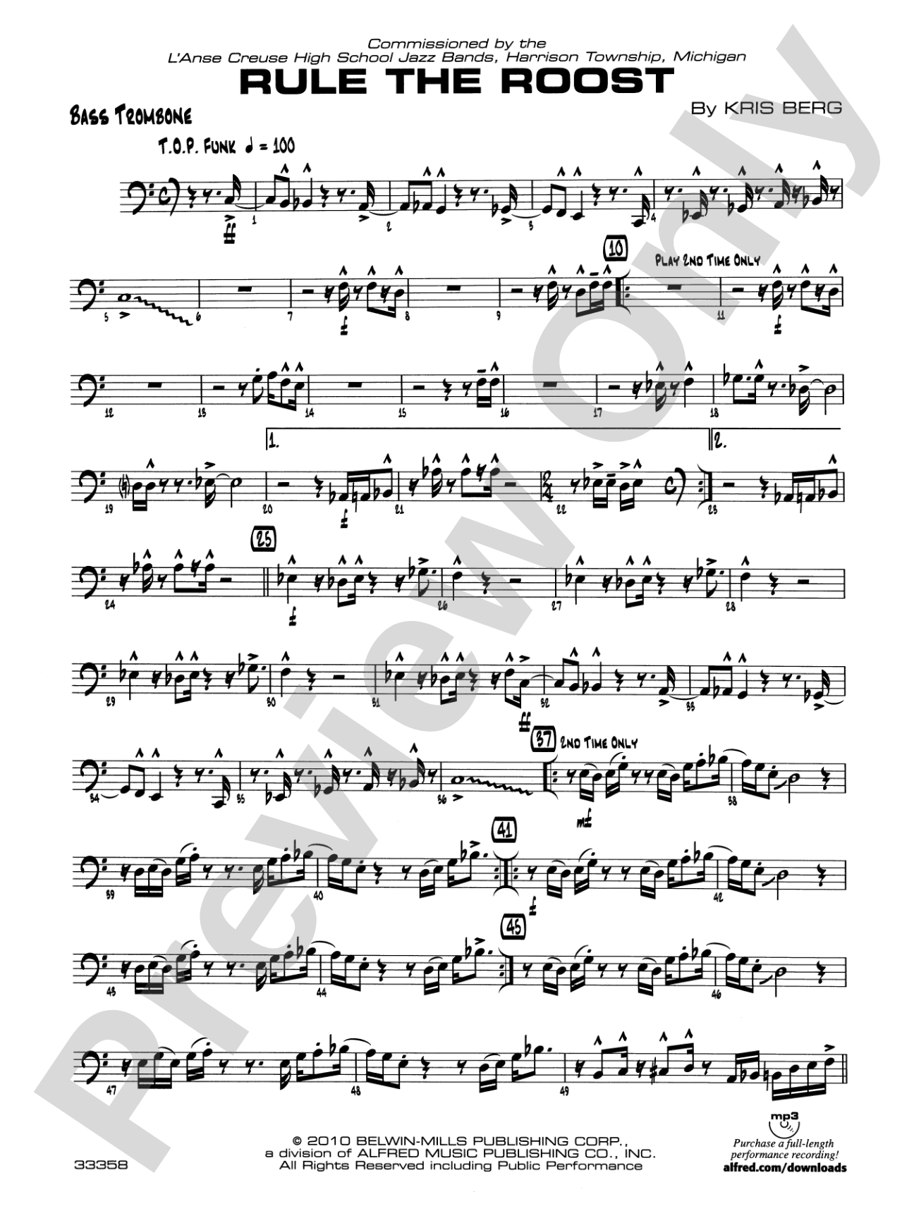Rule the Roost: 4th Trombone