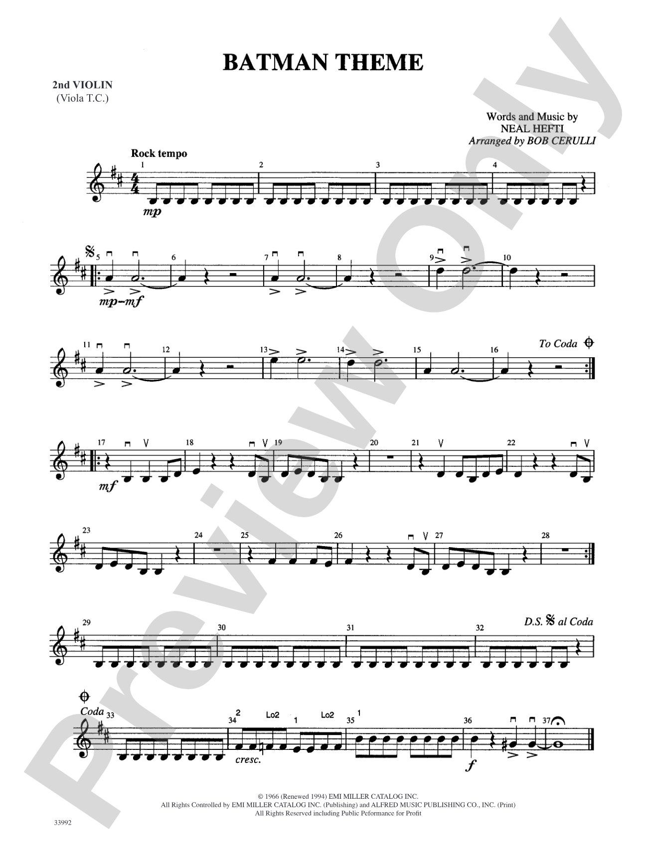 Great Themes from TV and Movies: 2nd Violin