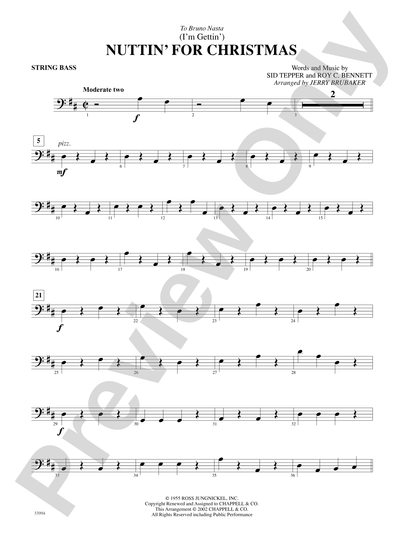 Classics for a Christmas Pops, Level 2: String Bass