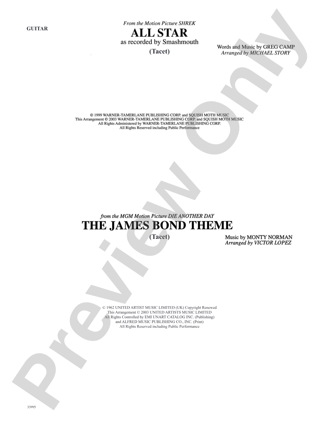 Great Movie Themes: Guitar