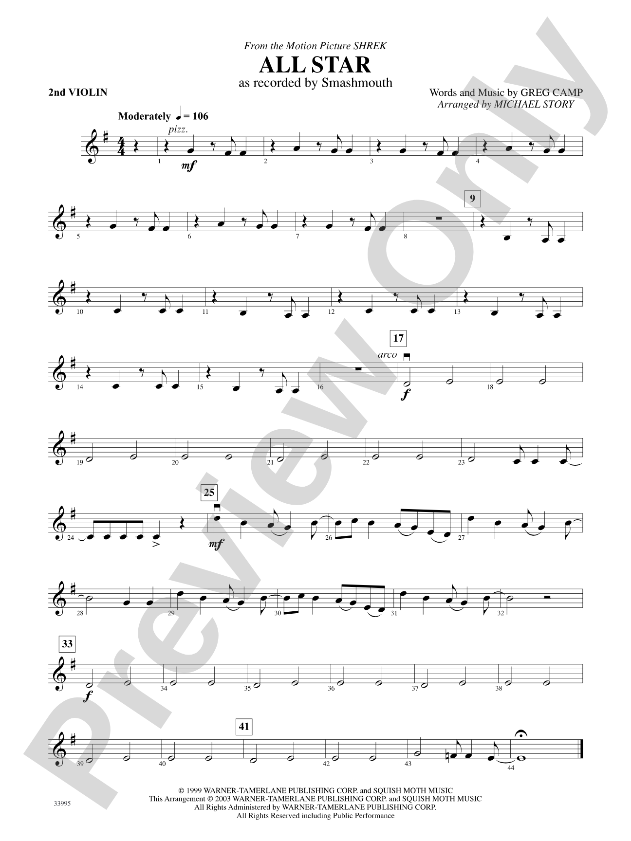 Great Movie Themes: 2nd Violin
