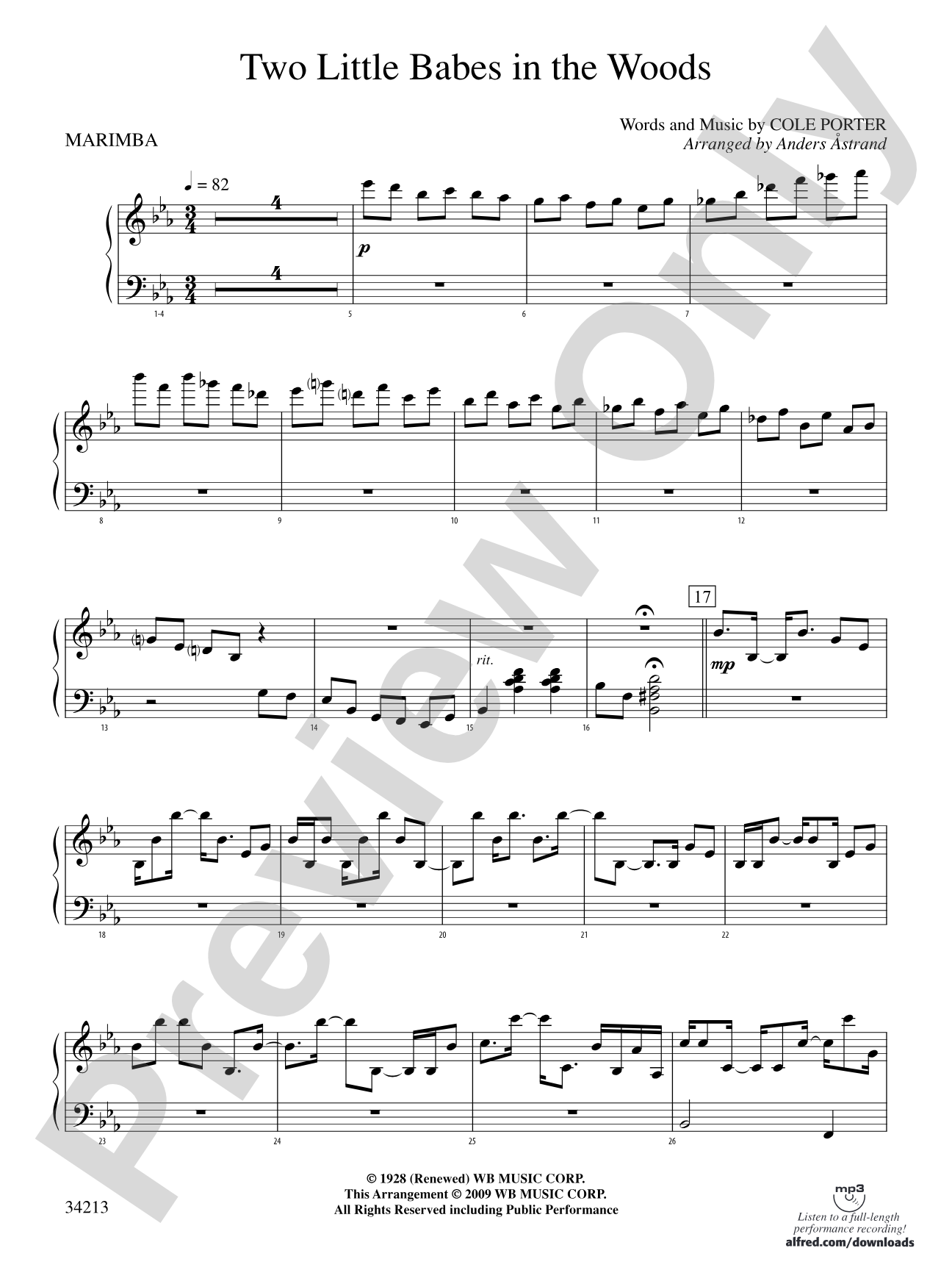 The Cole Porter Mallet Collection: 3rd Mallet Percussion