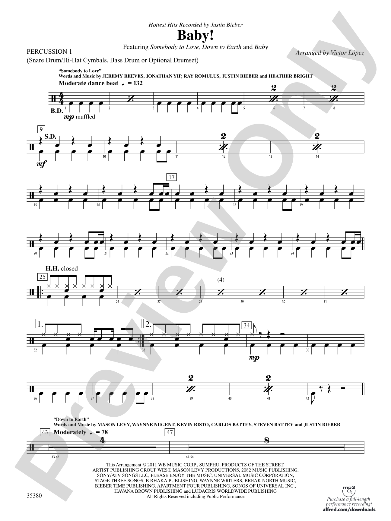 Baby!: 1st Percussion